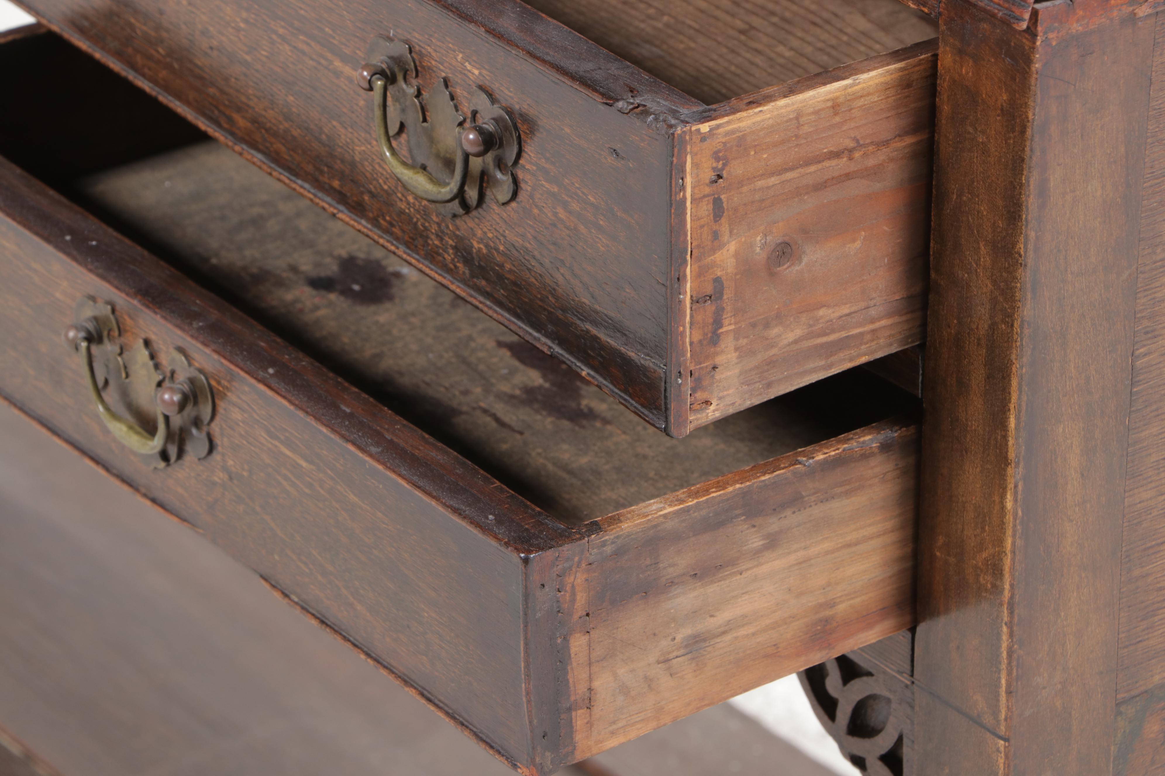 George III Oak Welsh Pewter Cupboard, 18th Century