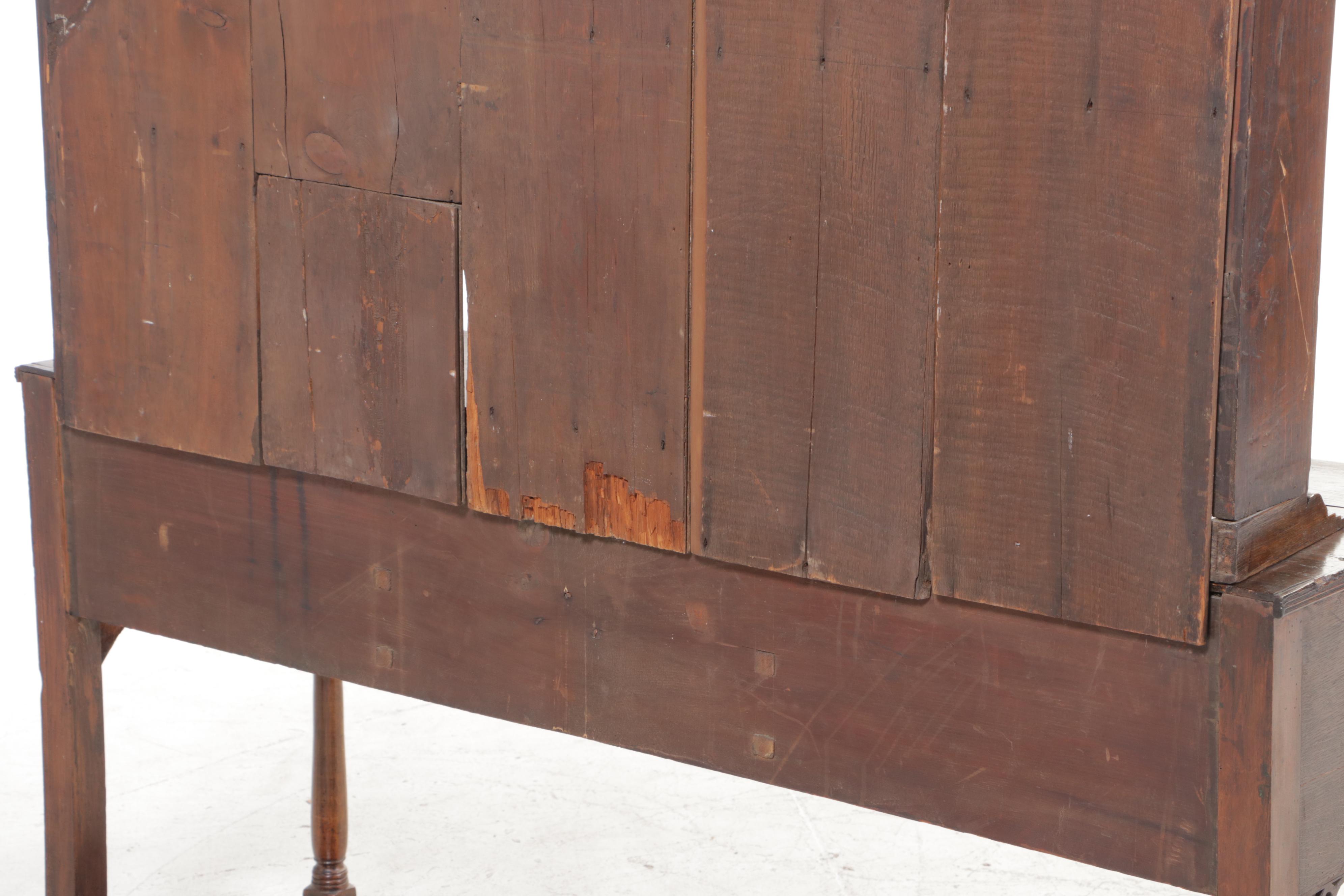 George III Oak Welsh Pewter Cupboard, 18th Century