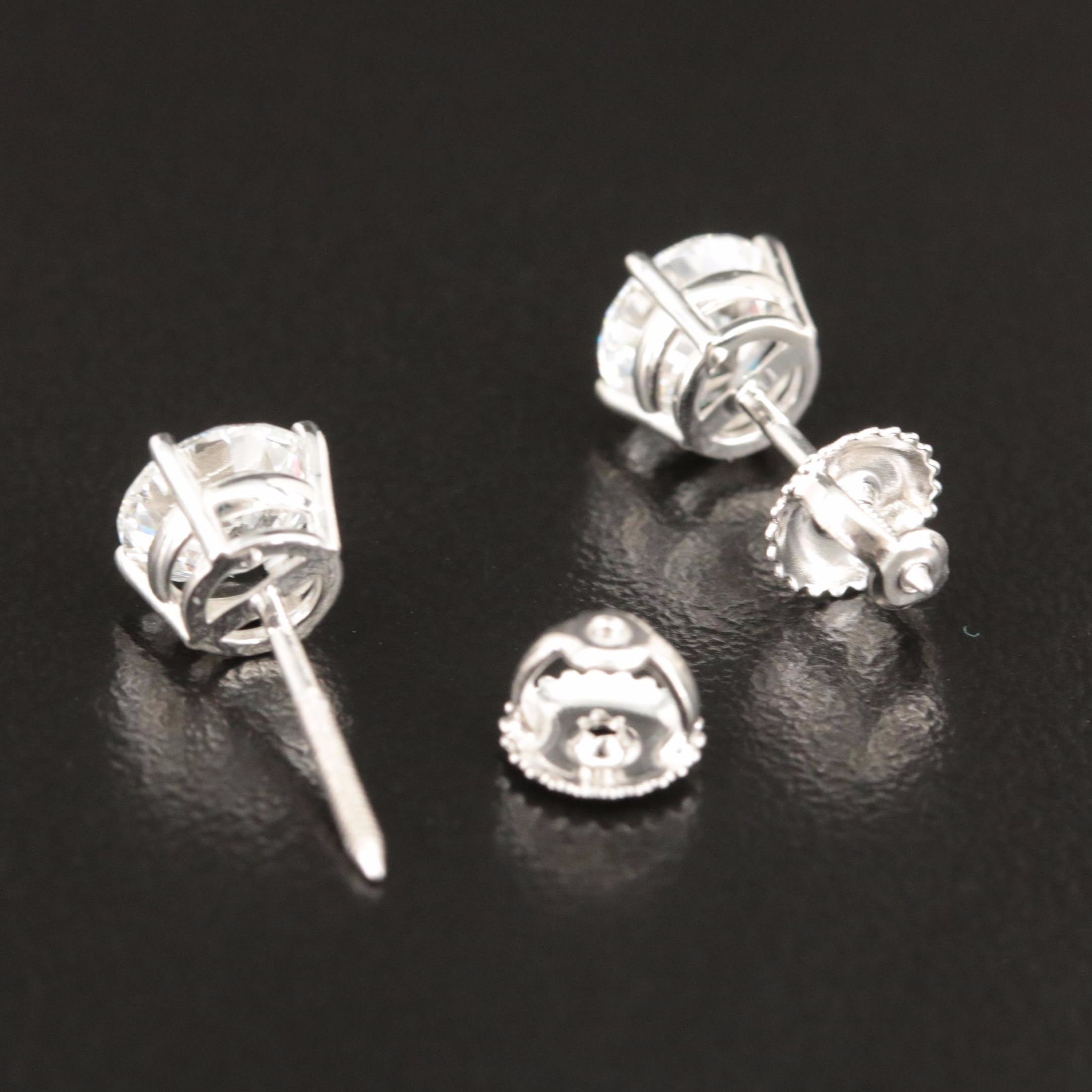 14K 2.04 CTW Lab Grown Diamond Stud Earrings