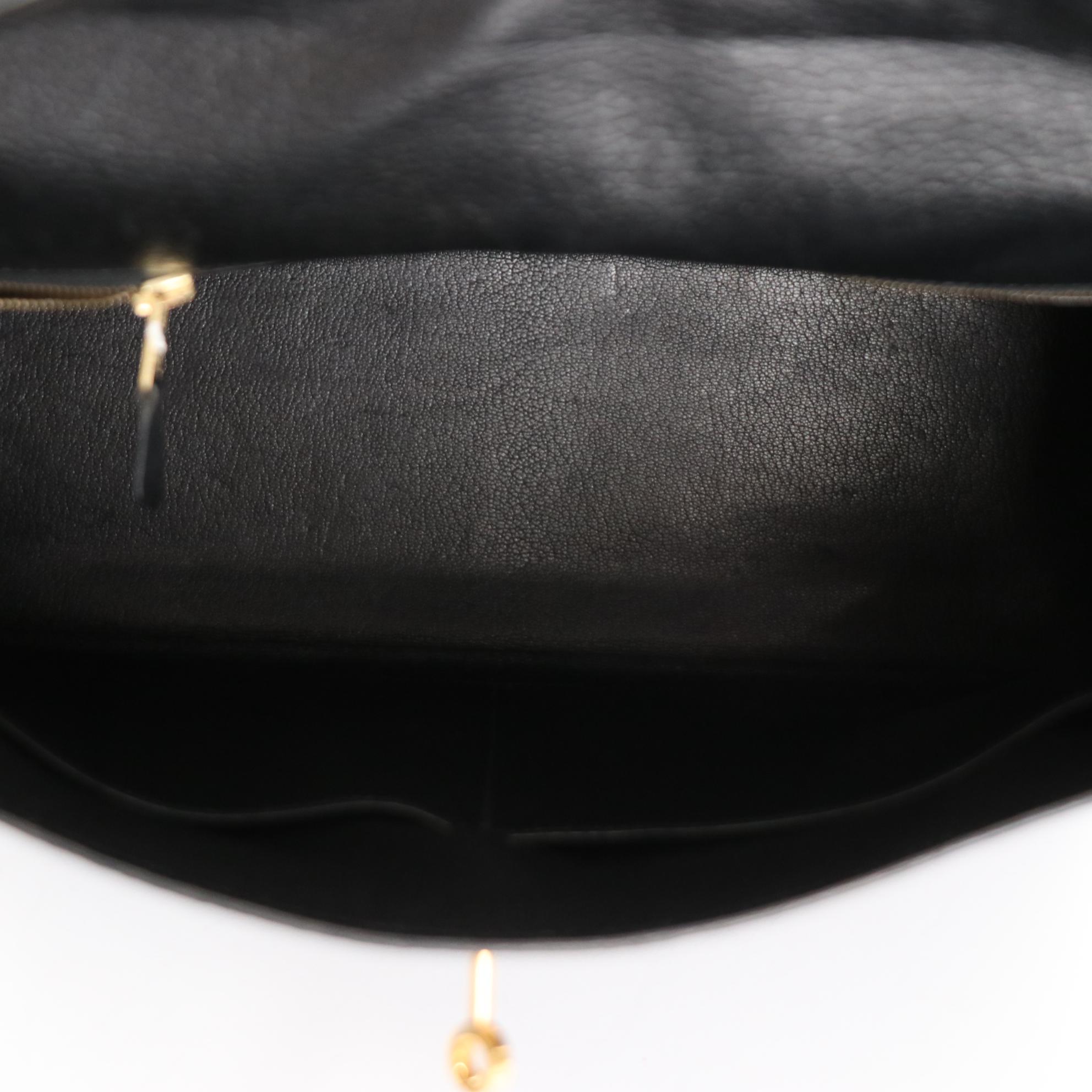 Hermès Kelly 35 Retourne Handbag in Ardennes Leather