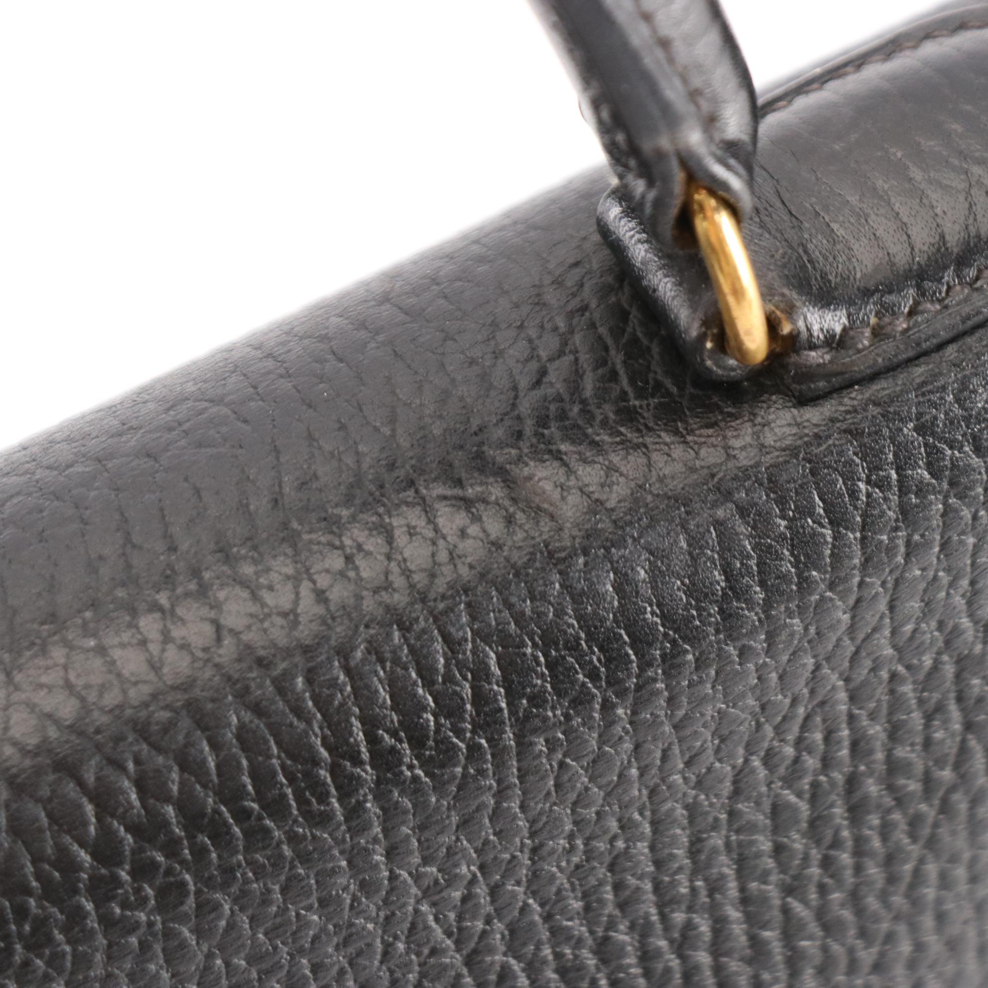 Hermès Kelly 35 Retourne Handbag in Ardennes Leather