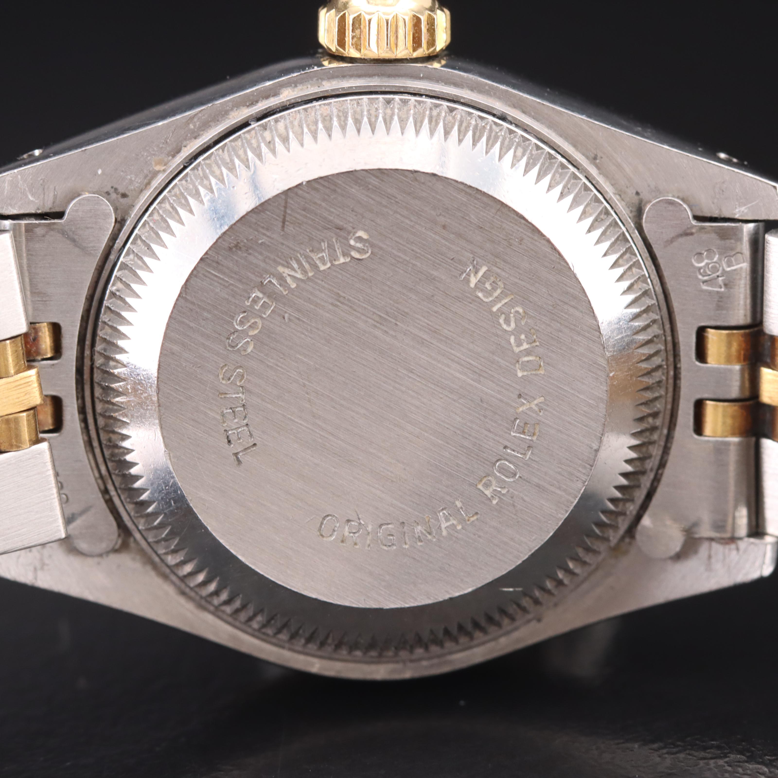 1985 Rolex Datejust 18K and Stainless Steel Watch