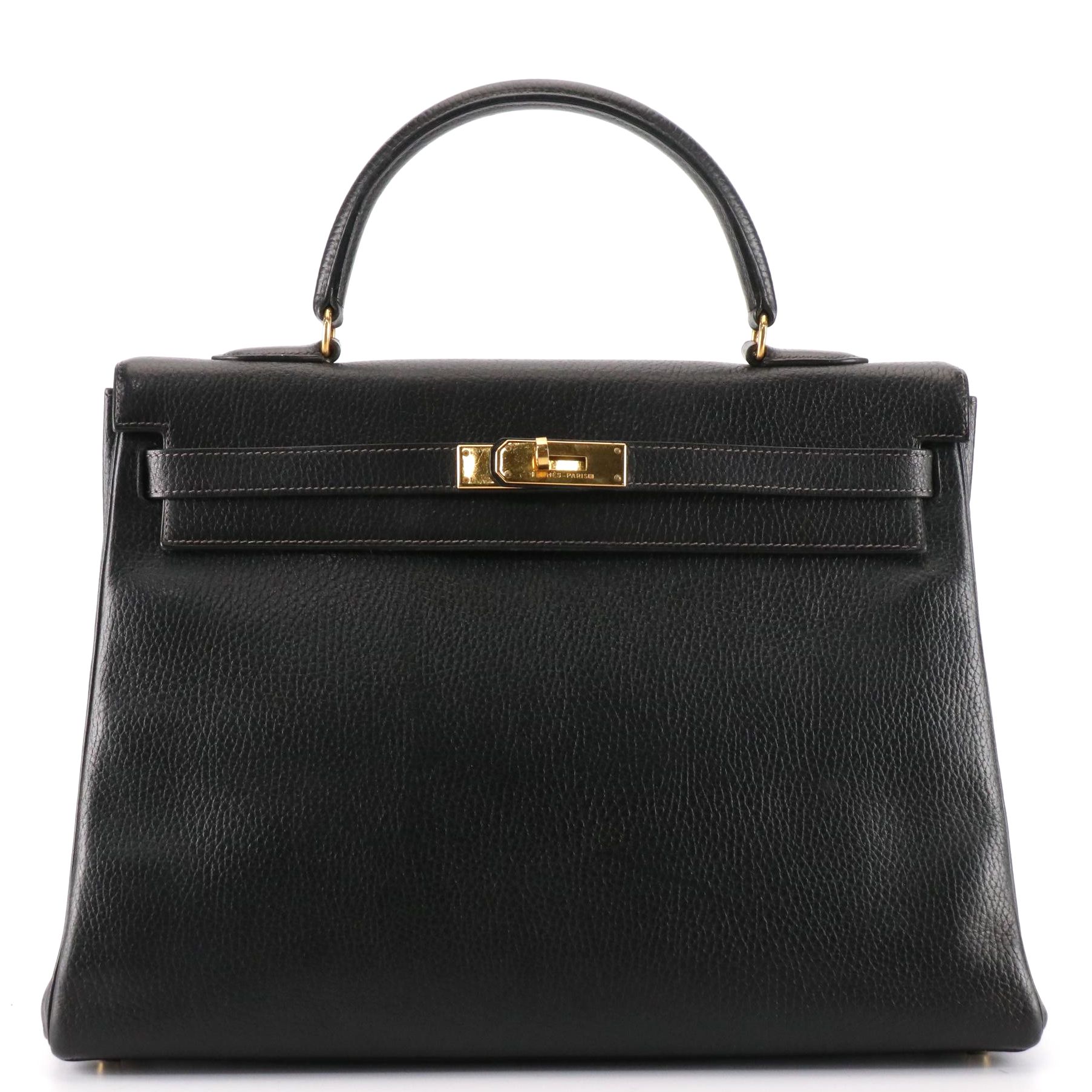 Hermès Kelly 35 Retourne Handbag in Ardennes Leather