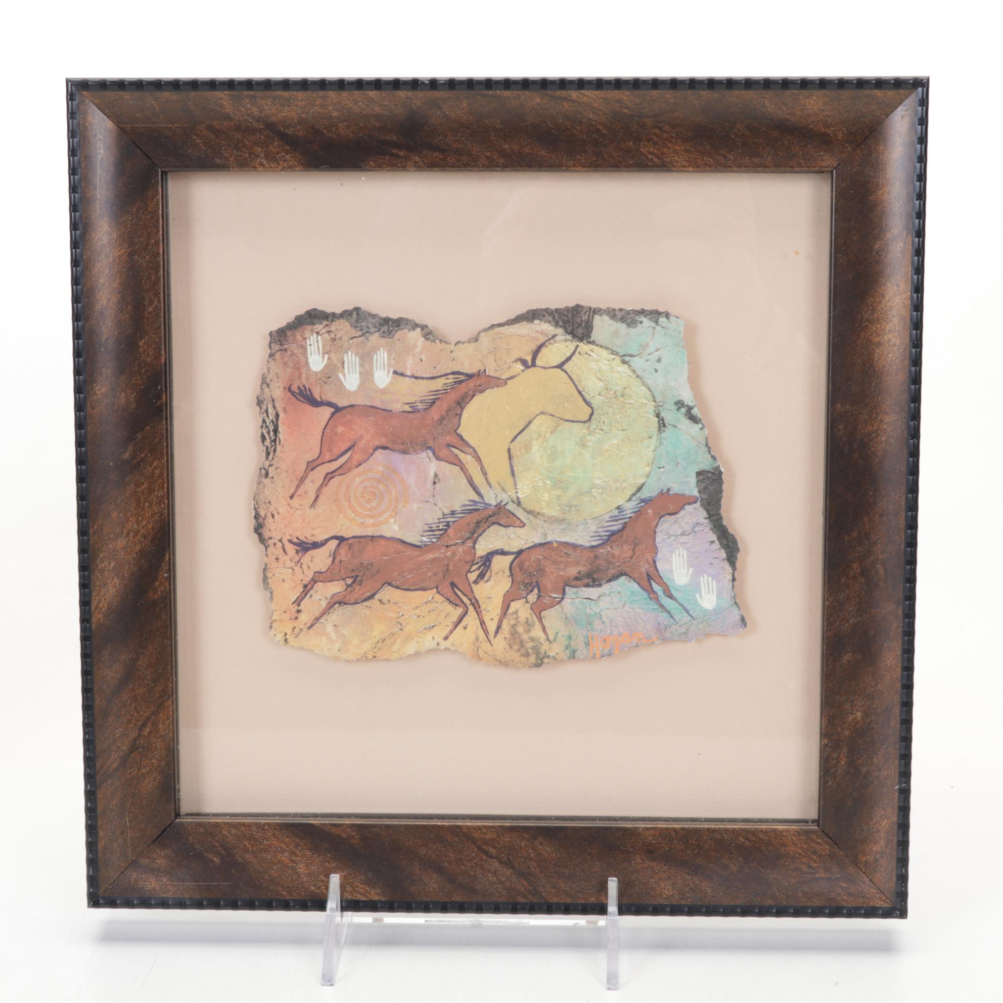 Melinda Ishida Forster Raku Vase and Other Equestrian Decor