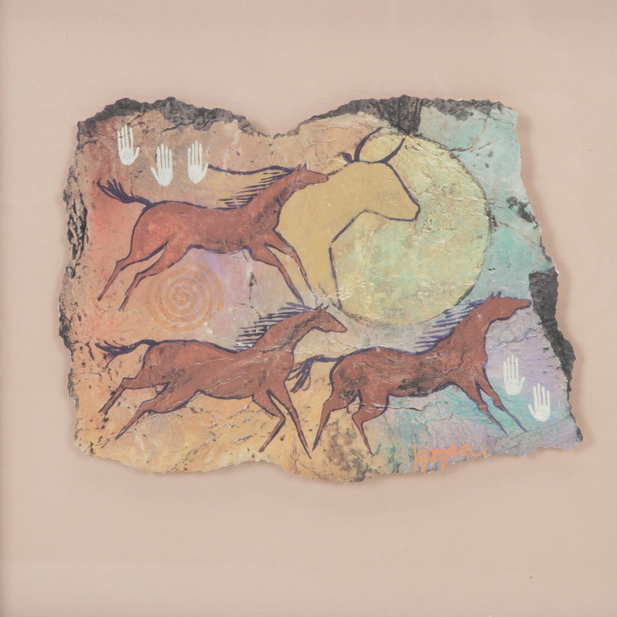 Melinda Ishida Forster Raku Vase and Other Equestrian Decor