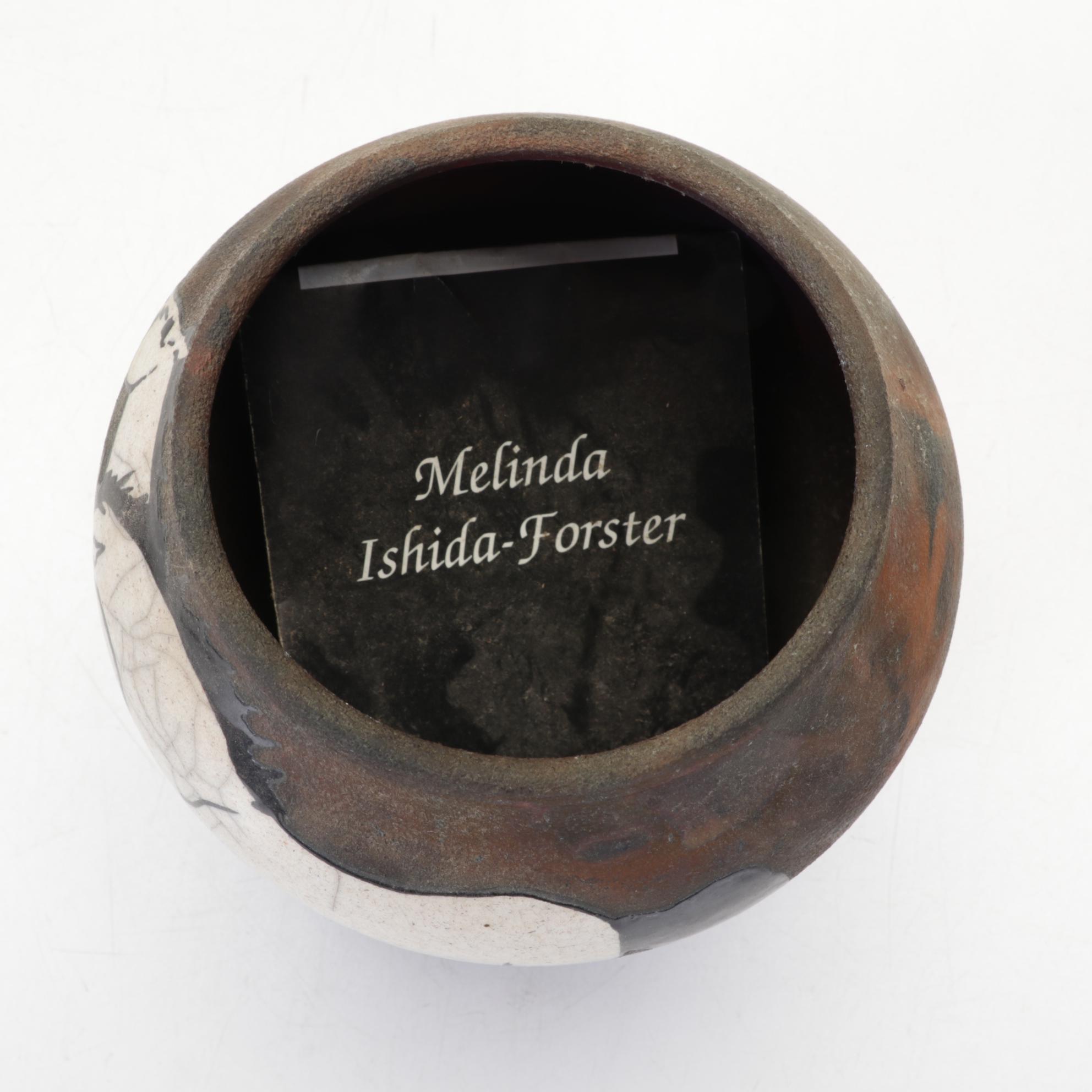 Melinda Ishida Forster Raku Vase and Other Equestrian Decor