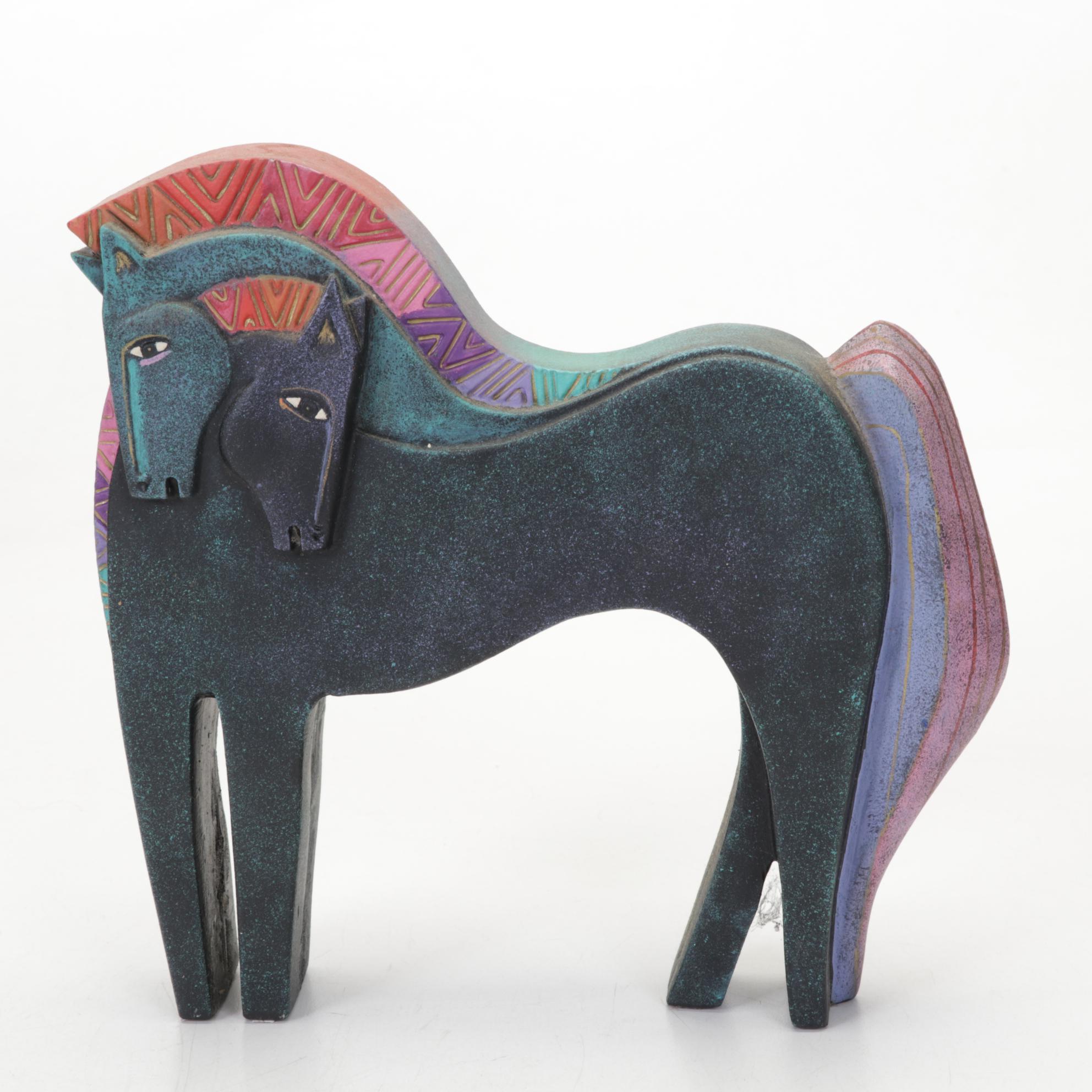 Melinda Ishida Forster Raku Vase and Other Equestrian Decor