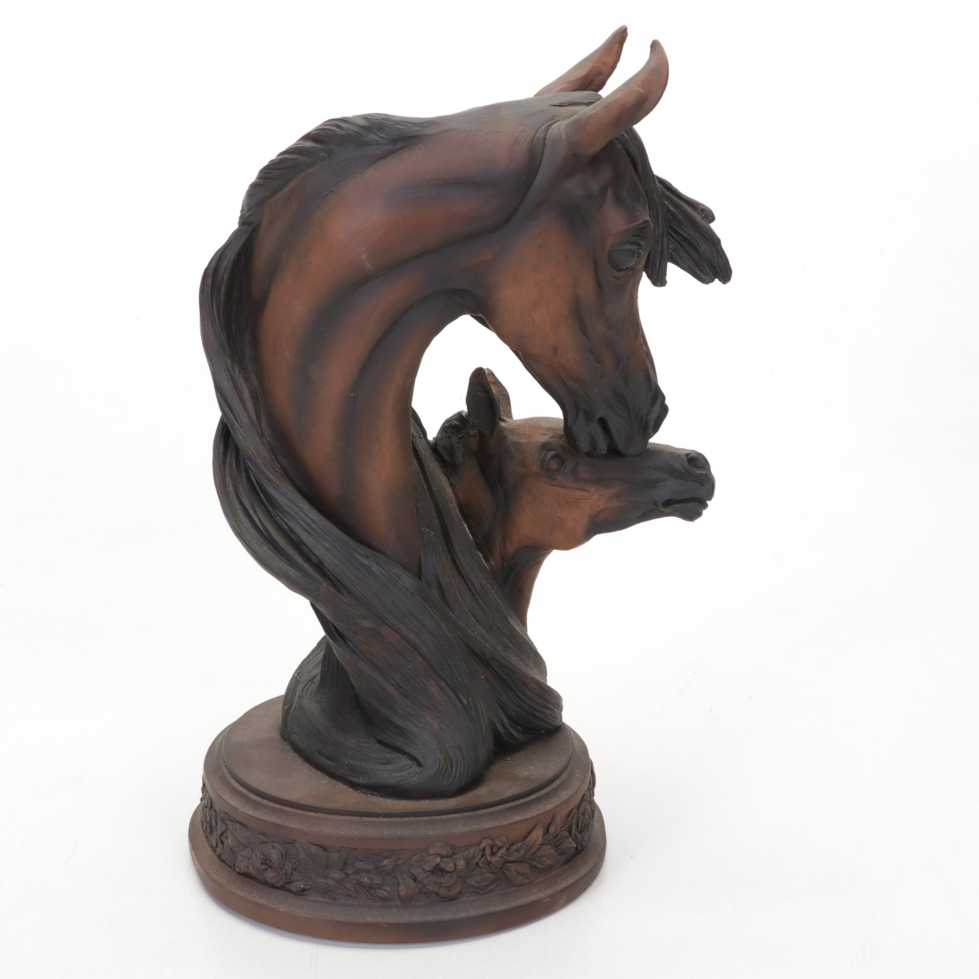 Melinda Ishida Forster Raku Vase and Other Equestrian Decor