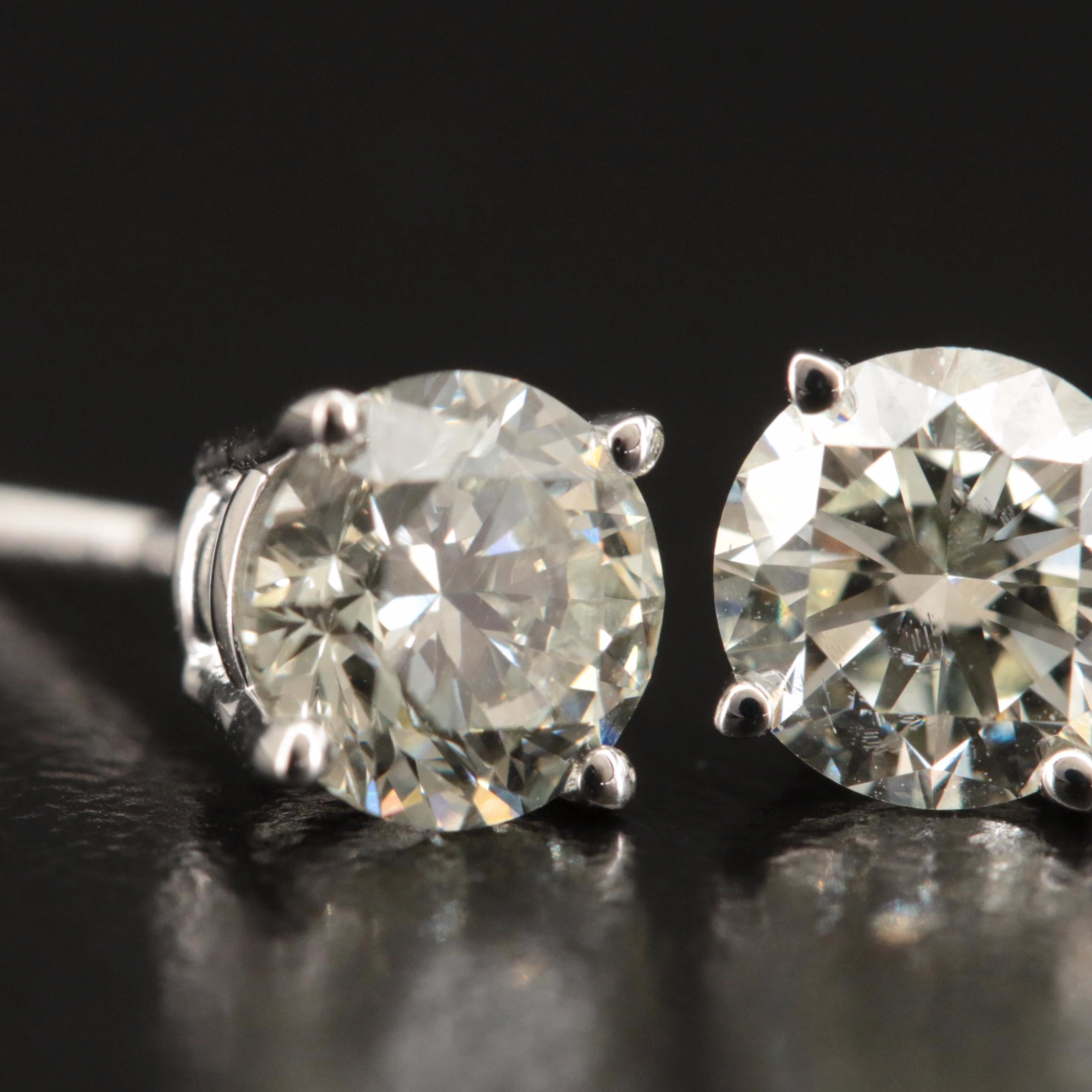 14K 1.25 CTW Lab Grown Diamond Stud Earrings