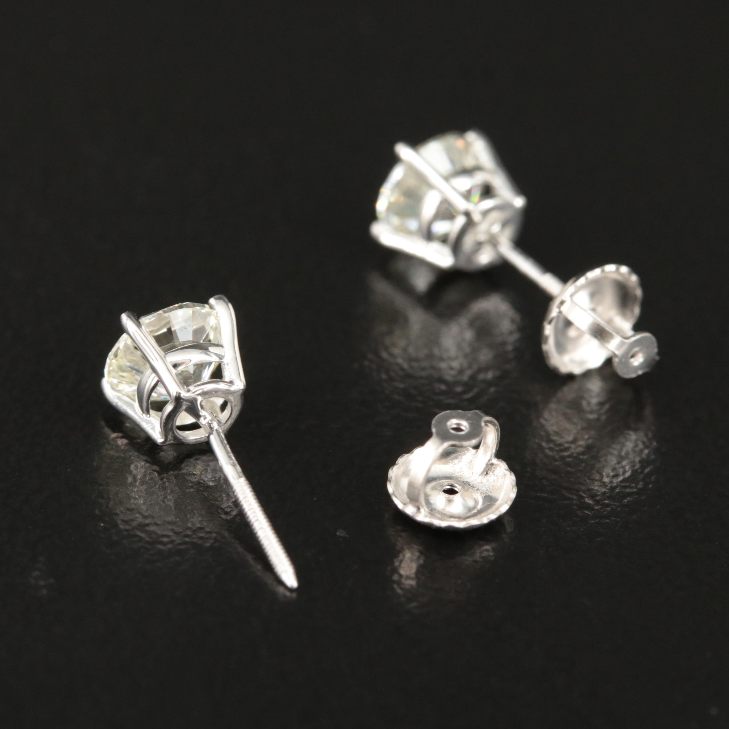 14K 1.25 CTW Lab Grown Diamond Stud Earrings