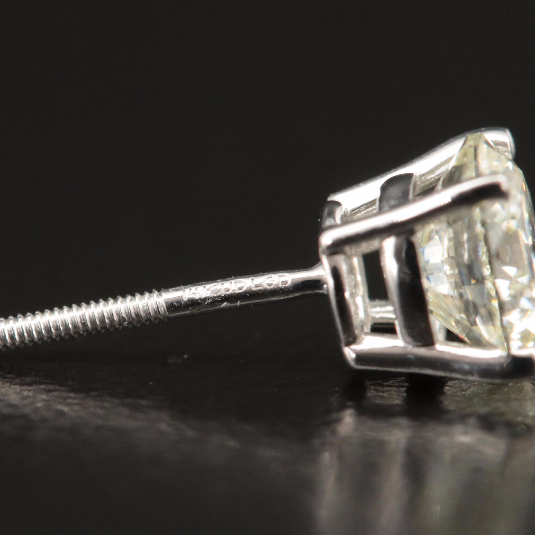 14K 1.25 CTW Lab Grown Diamond Stud Earrings