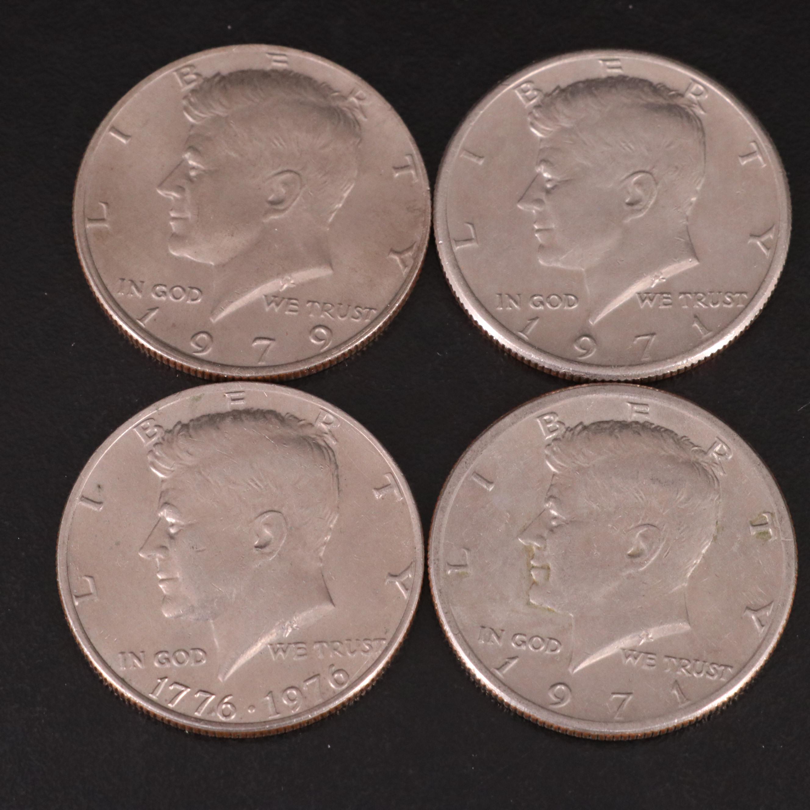 Clad Kennedy Half Dollars Including Proofs