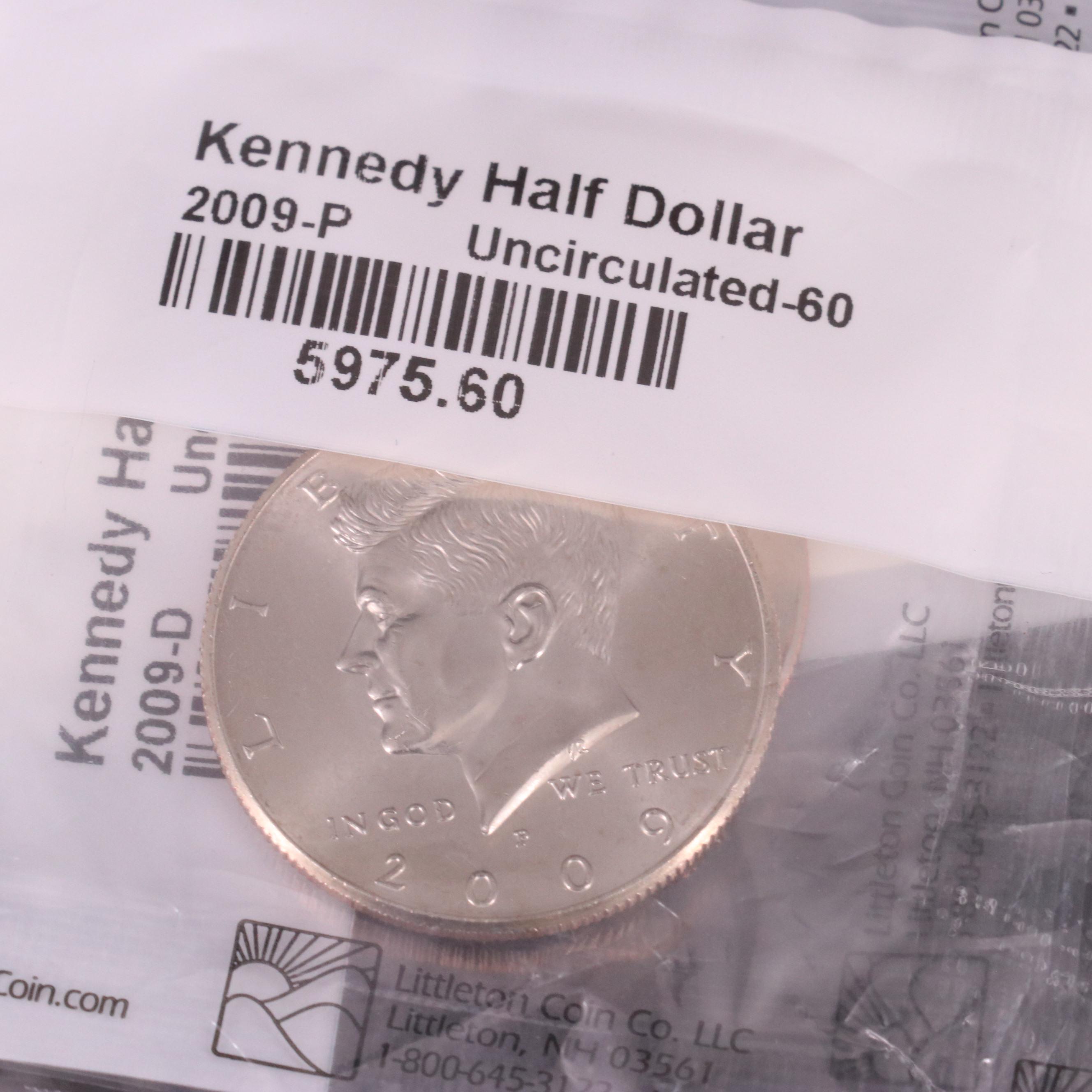 Clad Kennedy Half Dollars Including Proofs
