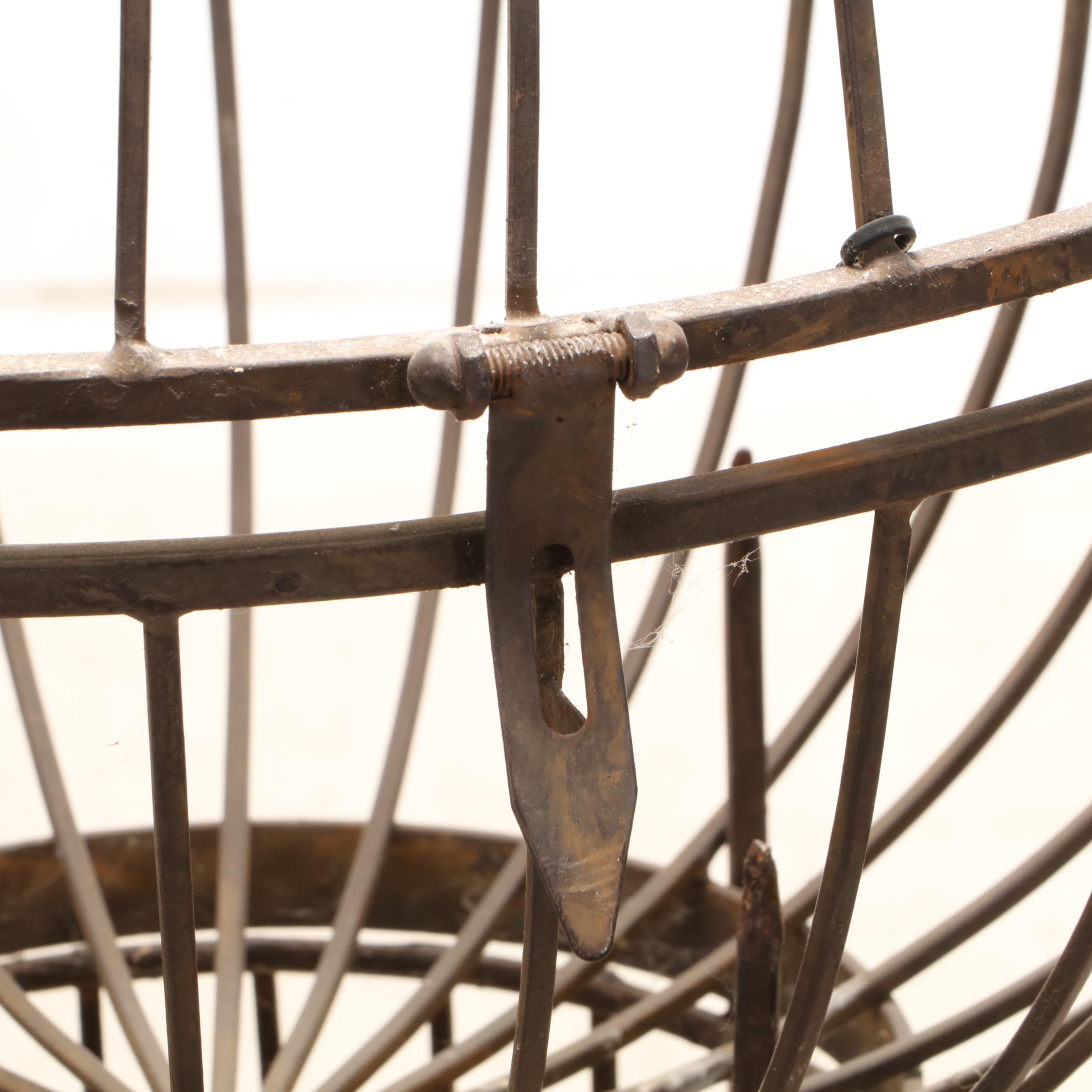 Wrought Metal Garden Globe Accent