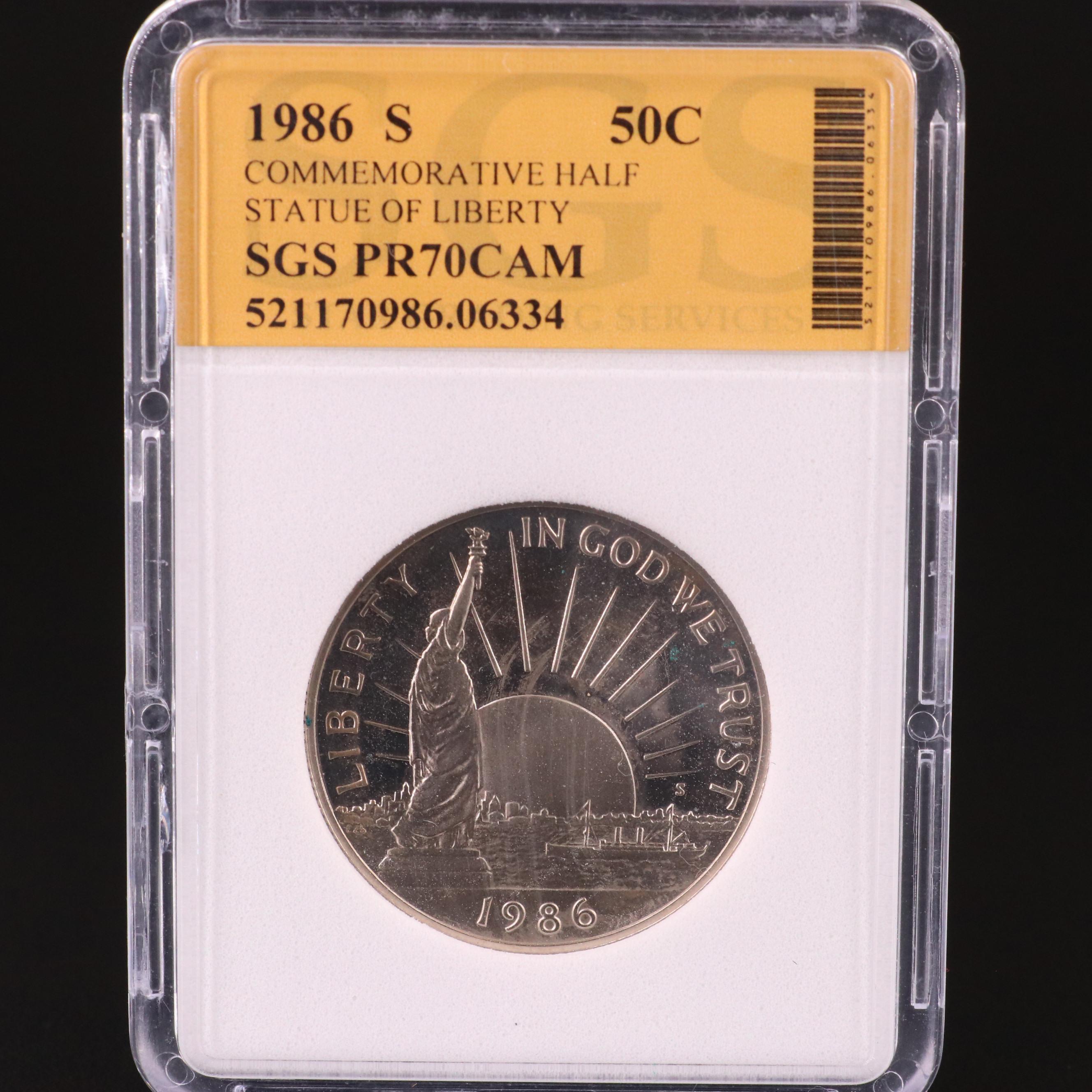 Three Commemorative Half Dollars Including Silver