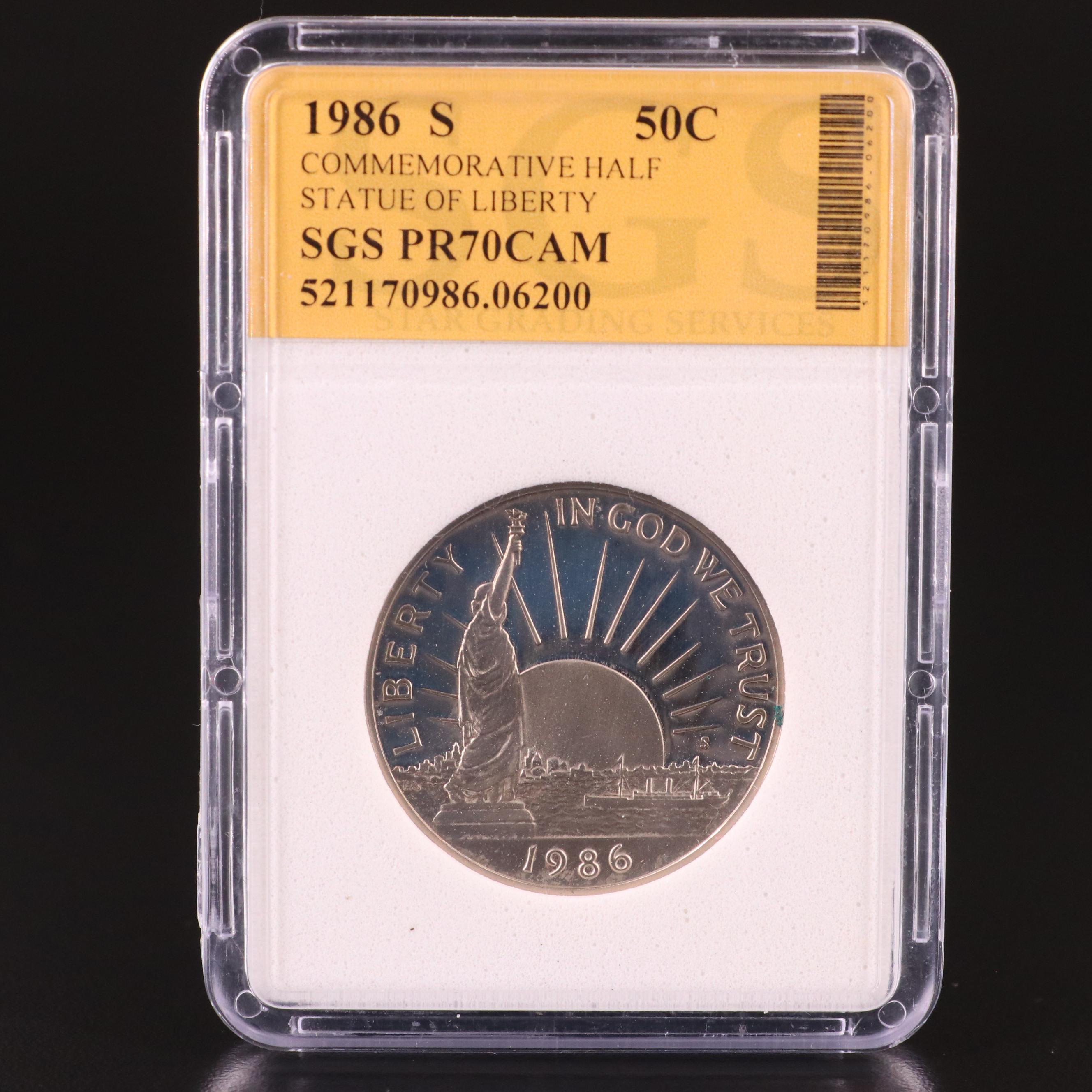 Three Commemorative Half Dollars Including Silver