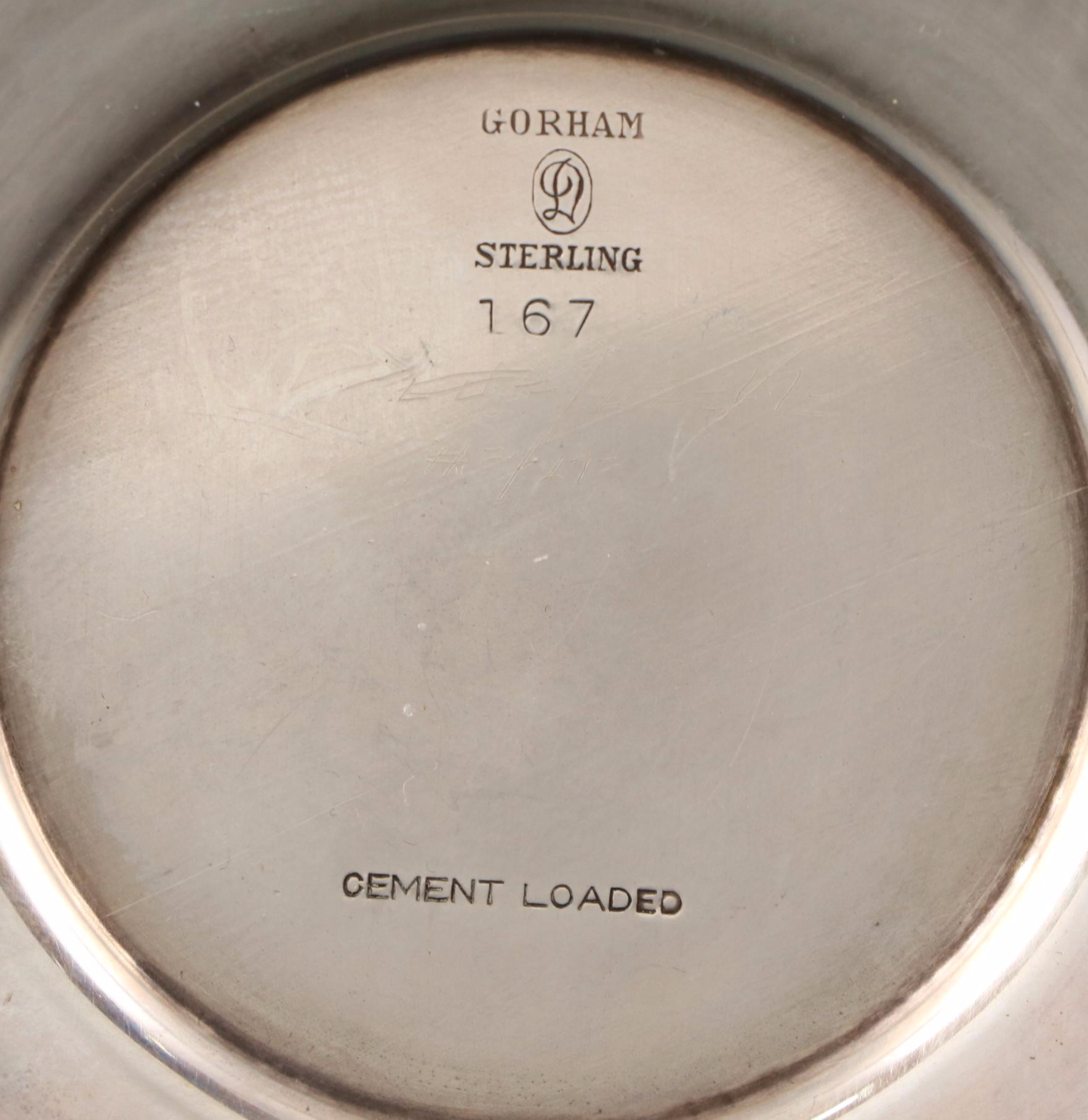 Durgin/Gorham Art Deco Weighted Sterling Silver Fluted Vase, Early 20th Century