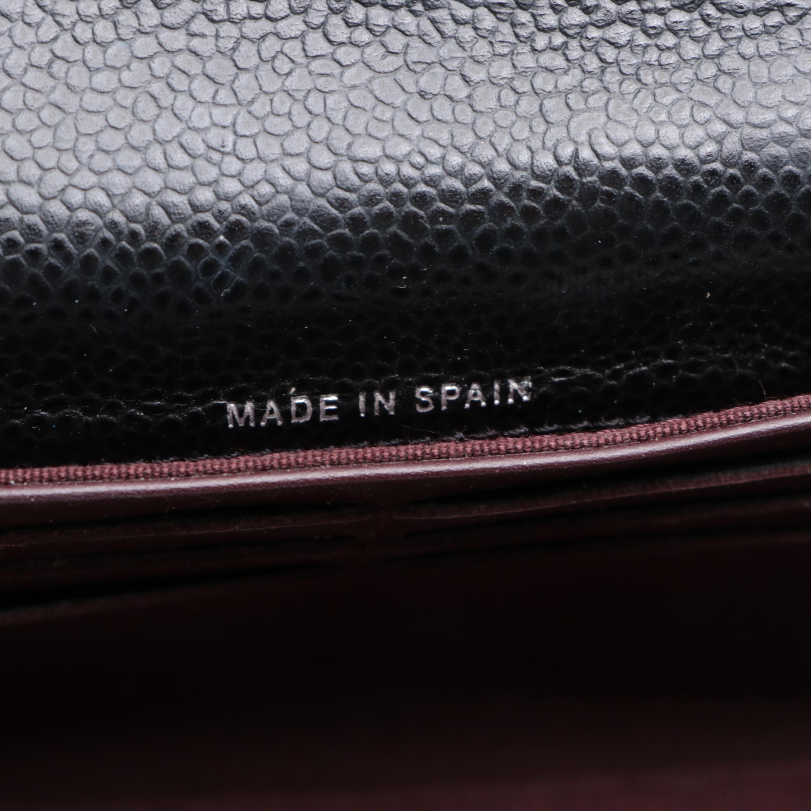 Chanel Classic Flap Long Wallet in Quilted Caviar Leather