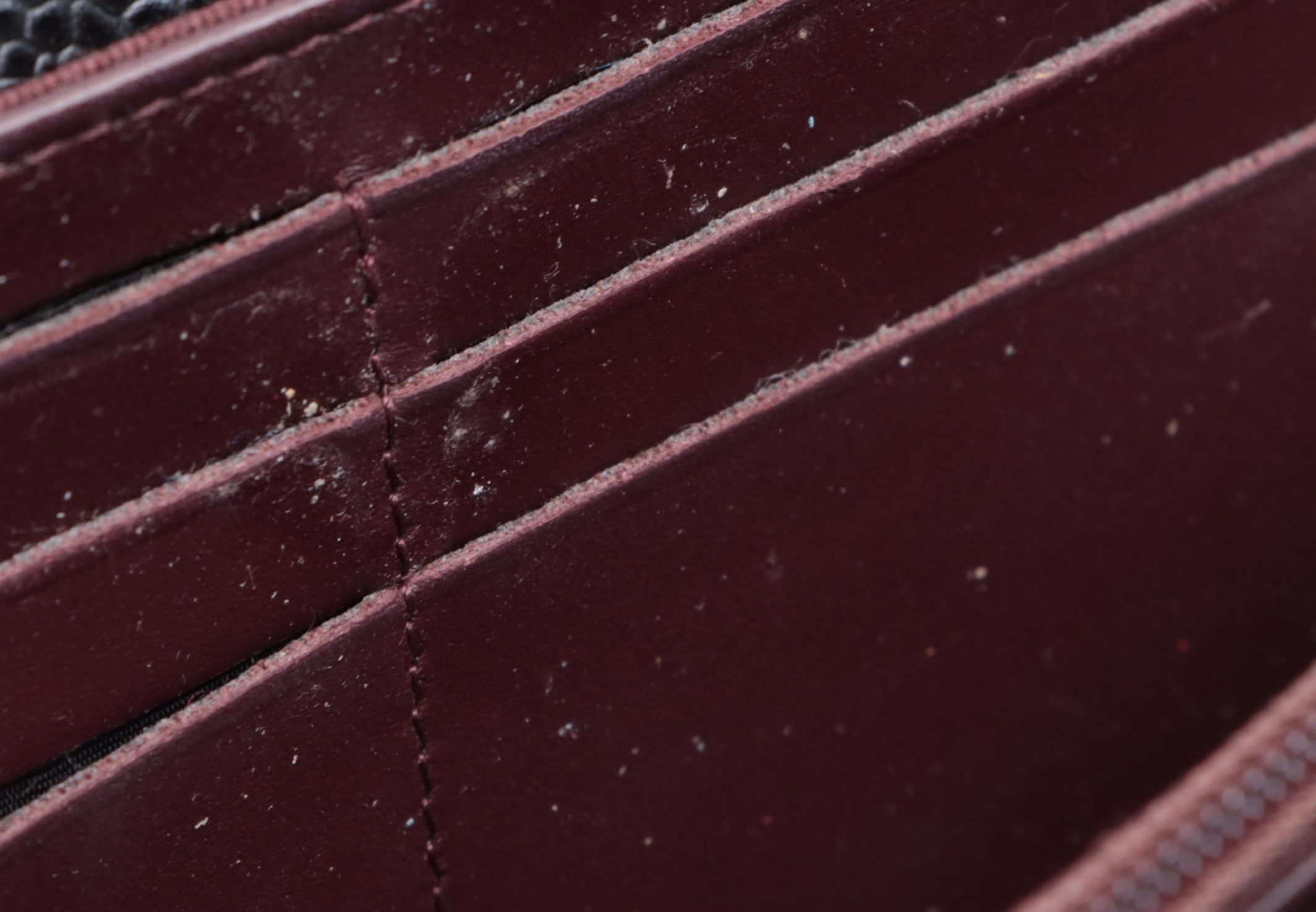 Chanel Classic Flap Long Wallet in Quilted Caviar Leather