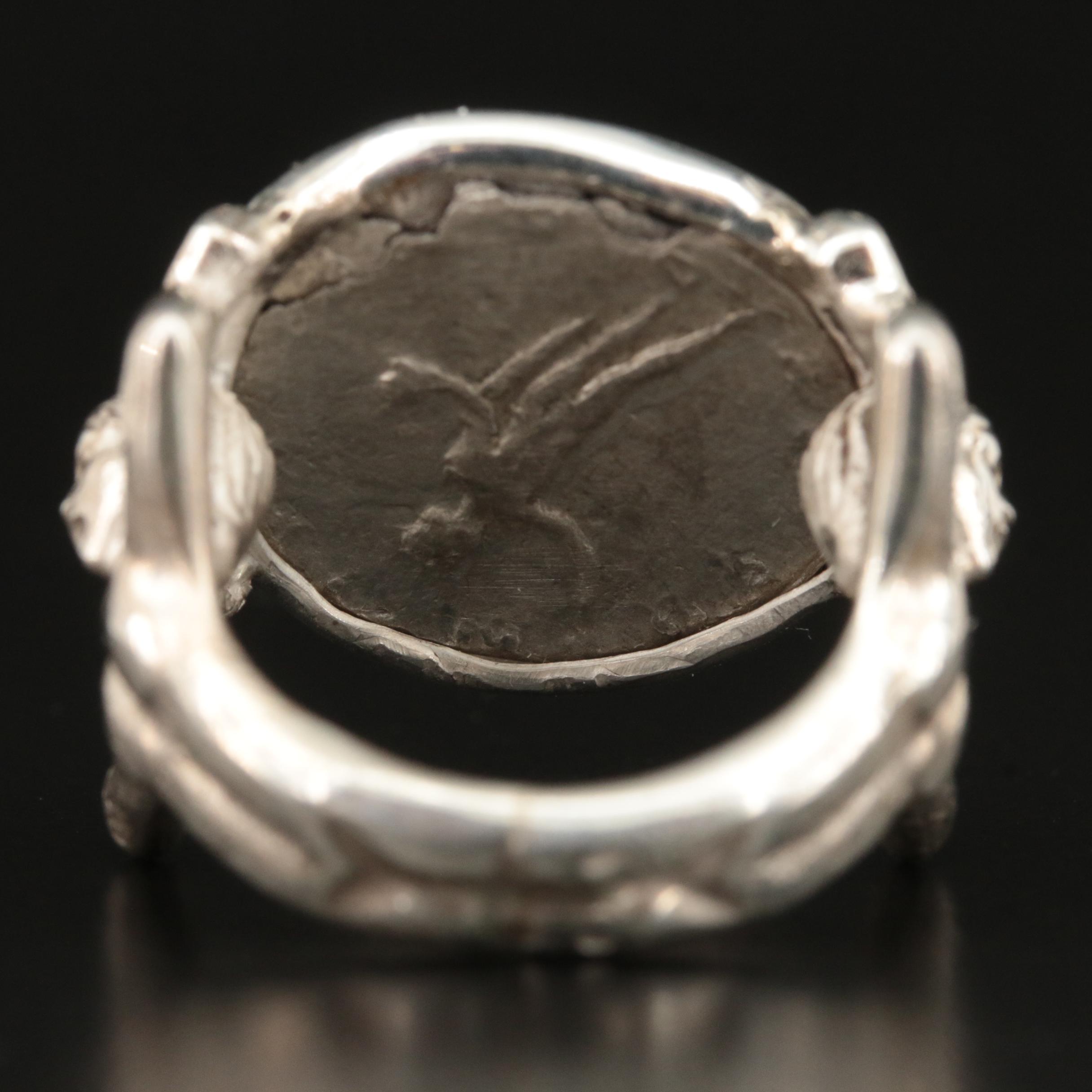 Ancient Roman Imperial Antoninianus Coin of Gordian III, ca. 238 A.D. Ring