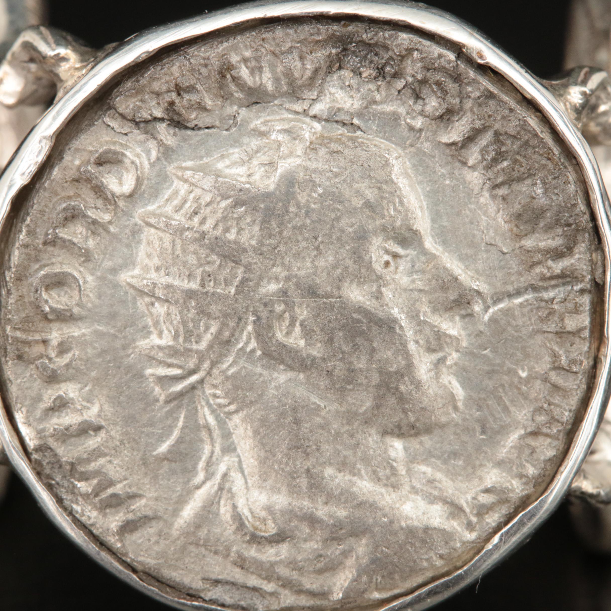Ancient Roman Imperial Antoninianus Coin of Gordian III, ca. 238 A.D. Ring