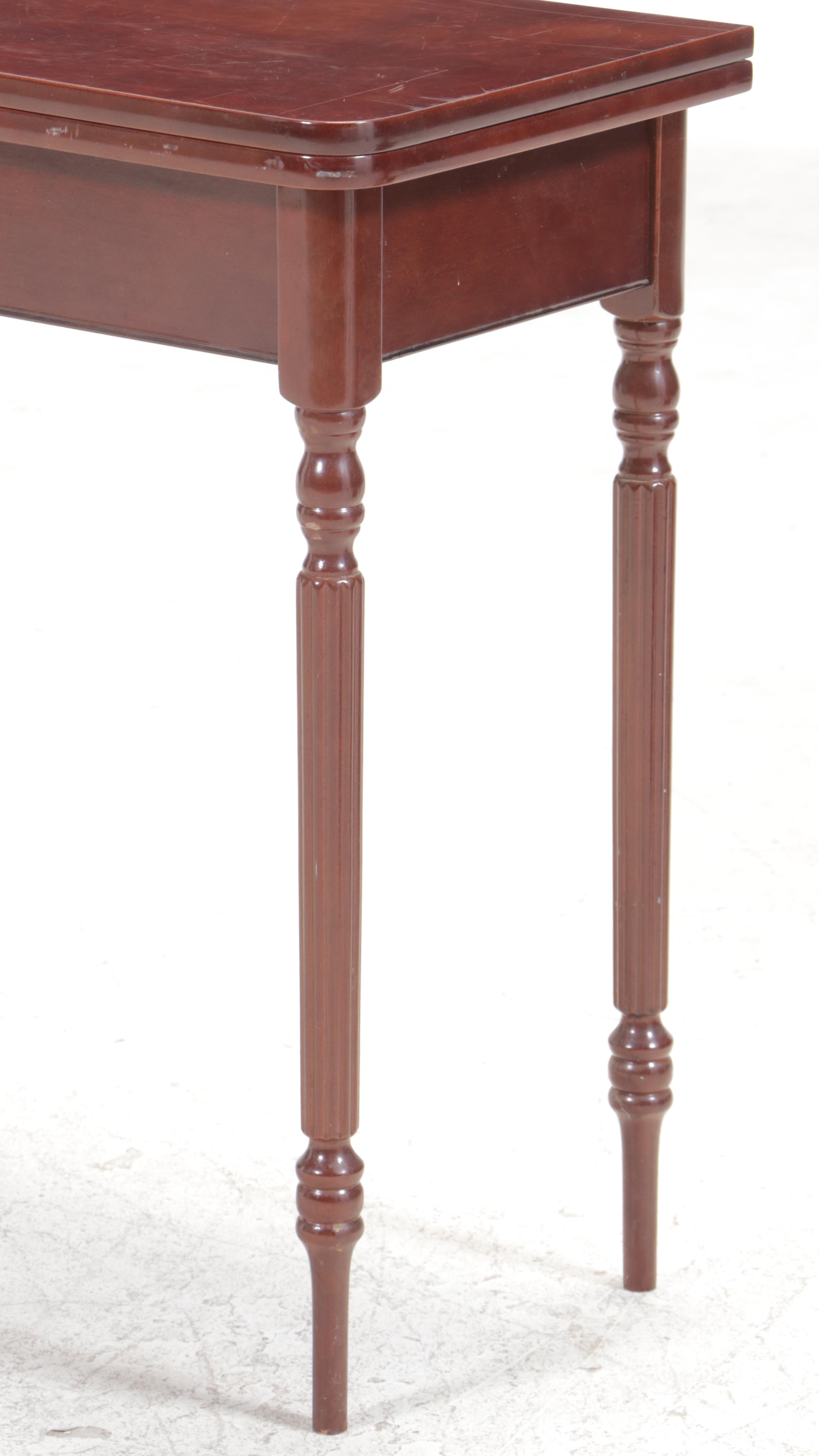 Pair of Federal Style Games Tables