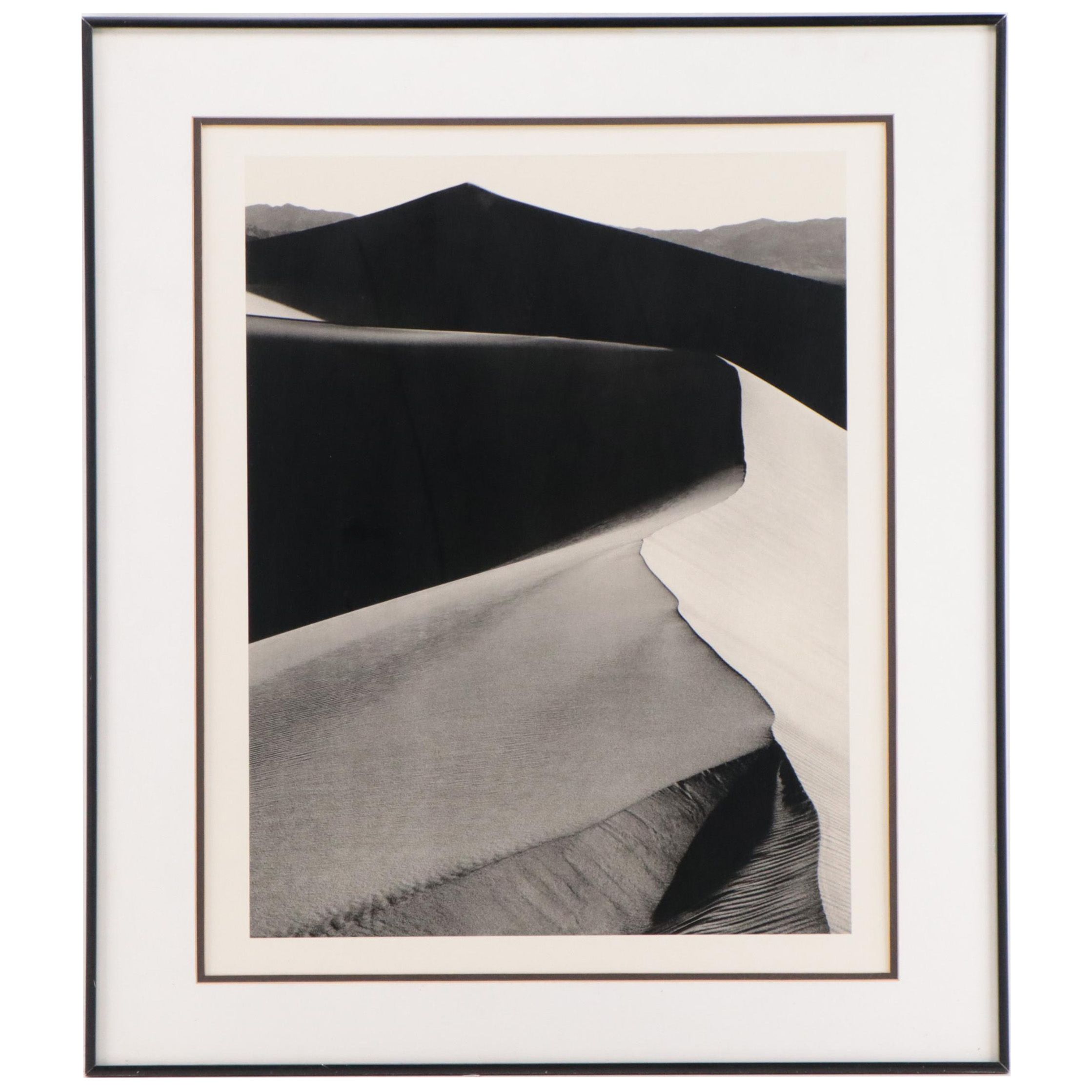 Halftone After Ansel Adams "Sand Dunes, Sunrise, Death Valley"