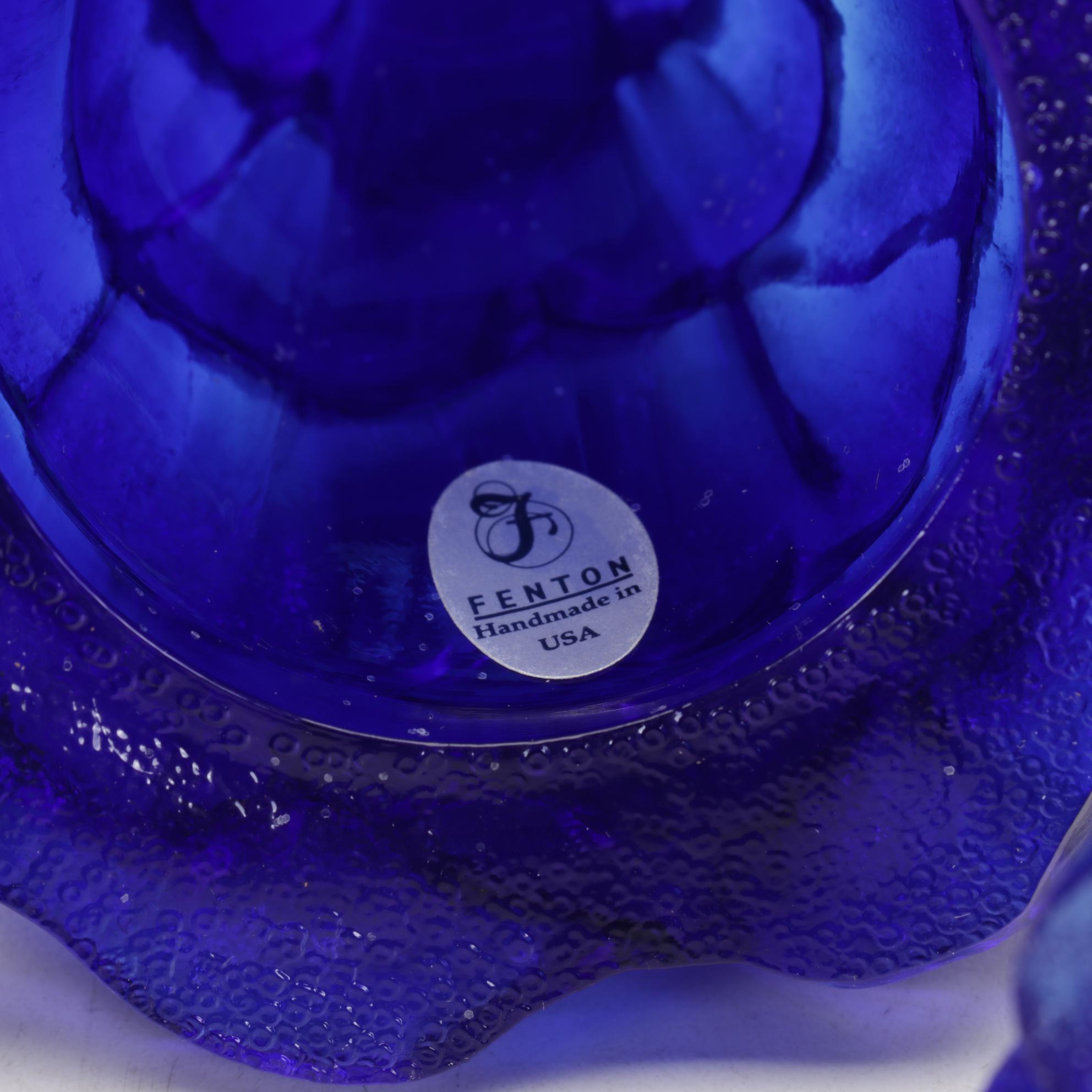 Fenton Cobalt Glass Christmas Trees, Towle Cross, Maestri Vetrai Vase, and More