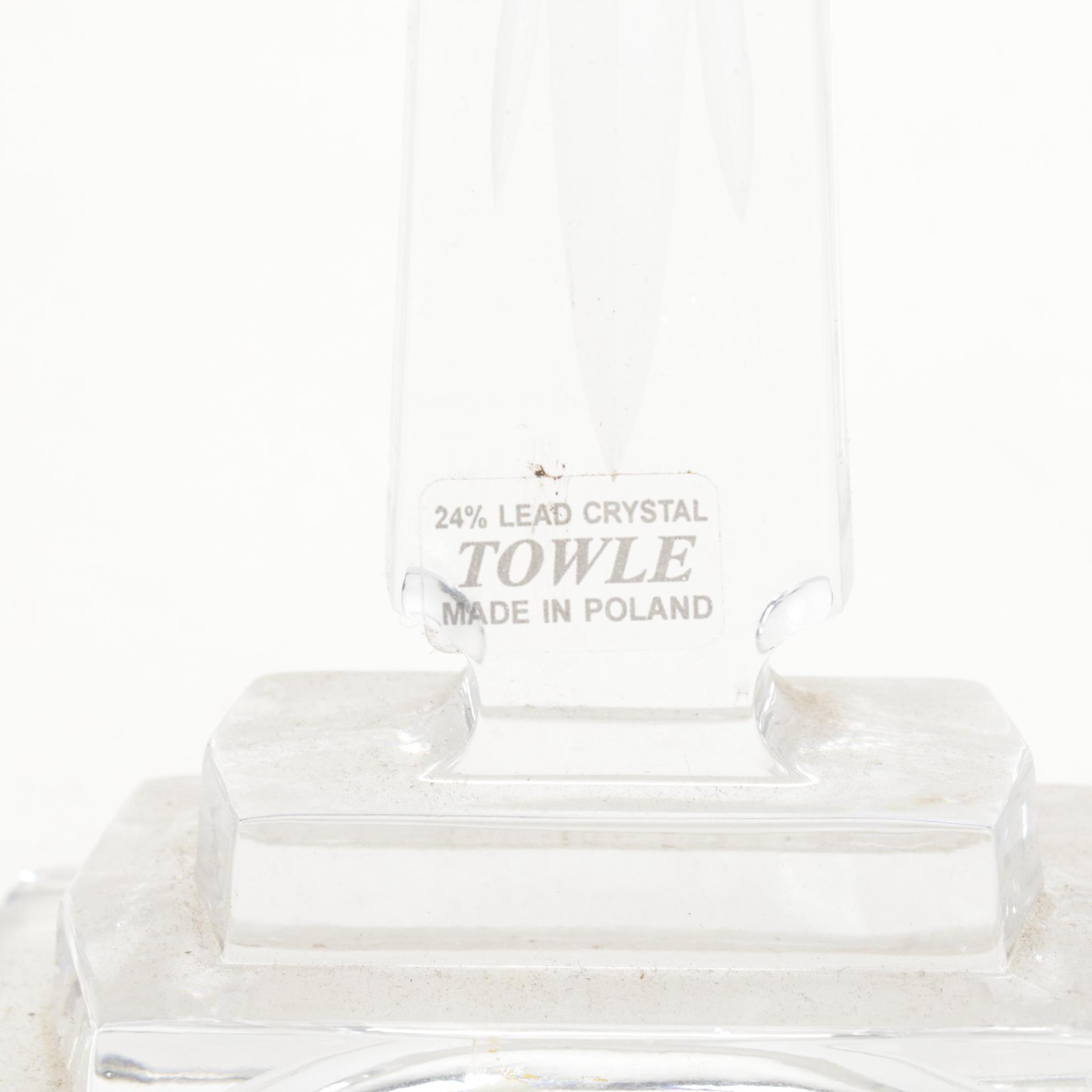 Fenton Cobalt Glass Christmas Trees, Towle Cross, Maestri Vetrai Vase, and More