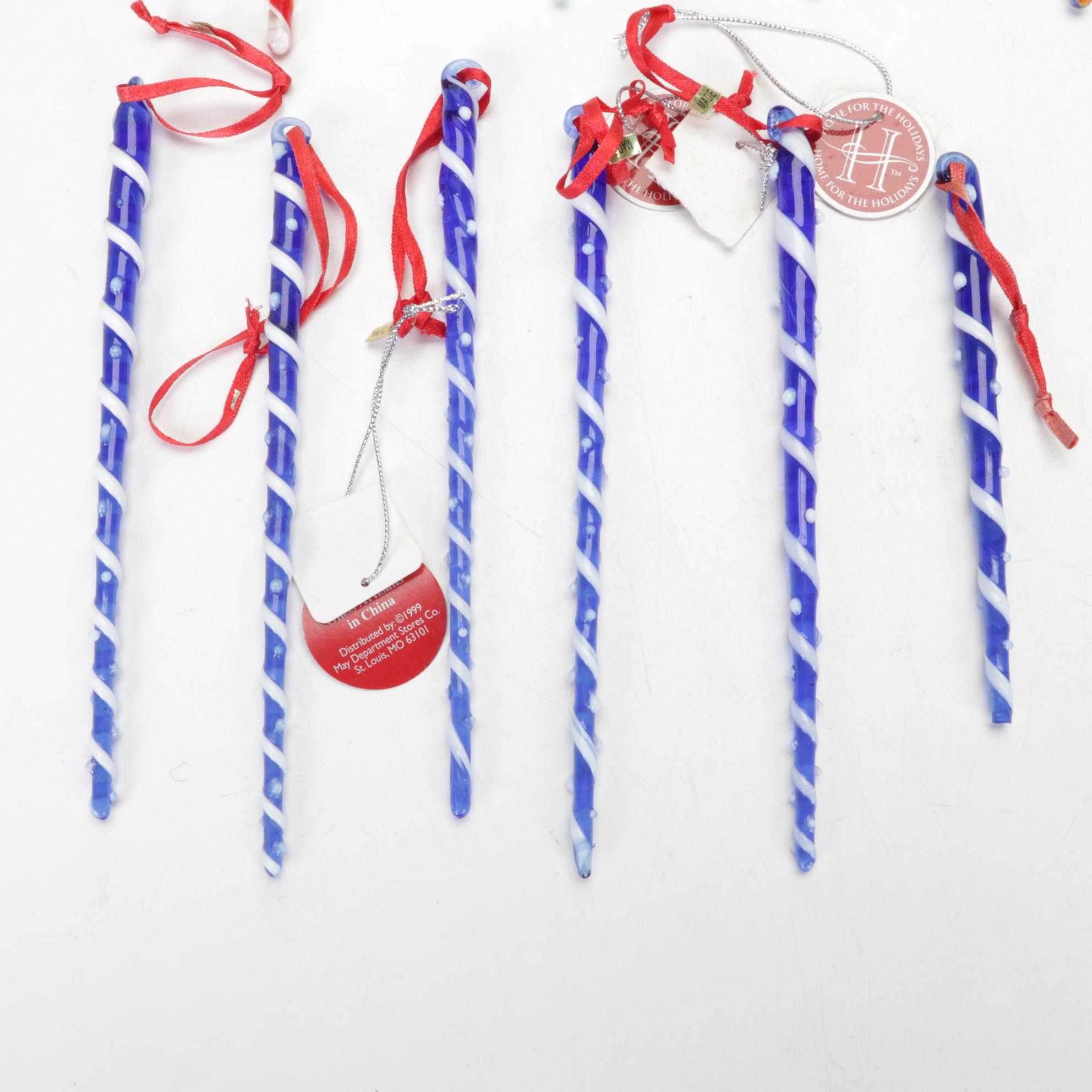 Fenton Cobalt Glass Christmas Trees, Towle Cross, Maestri Vetrai Vase, and More