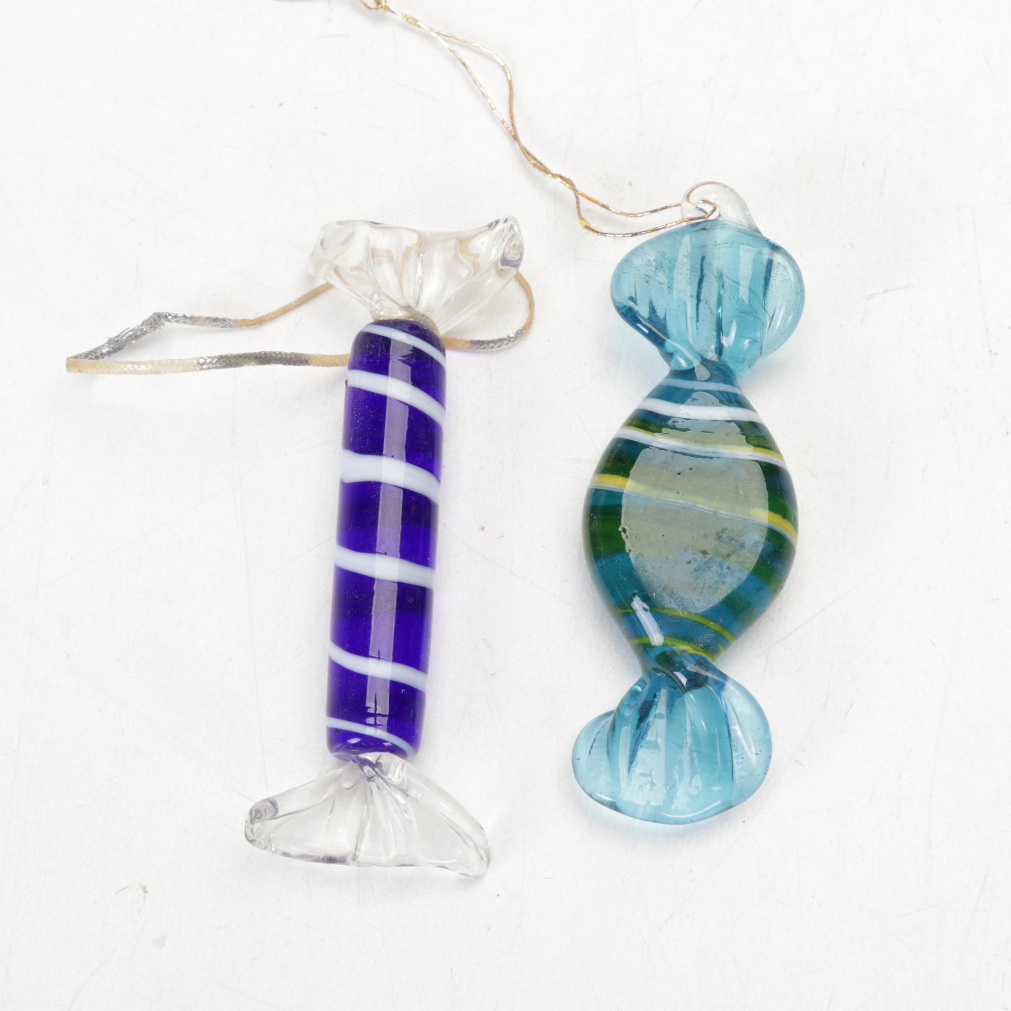 Fenton Cobalt Glass Christmas Trees, Towle Cross, Maestri Vetrai Vase, and More