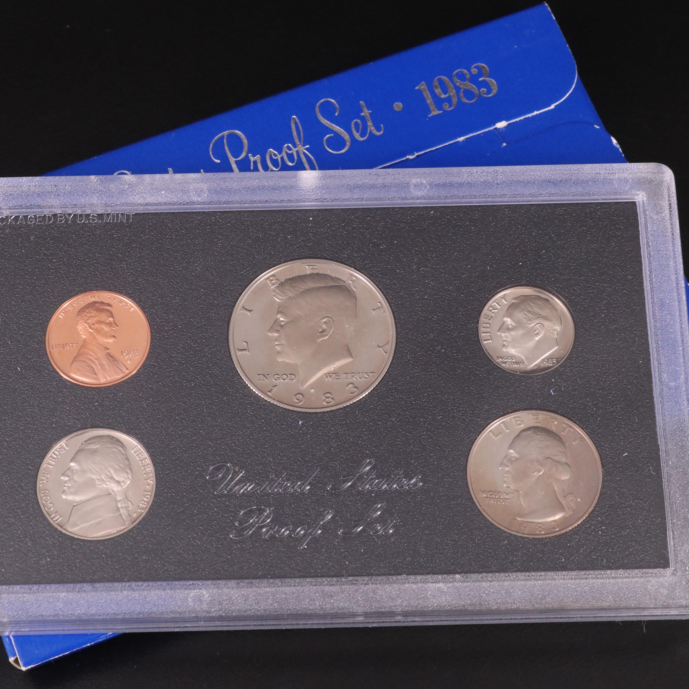 Nineteen U.S. Mint Proof Sets