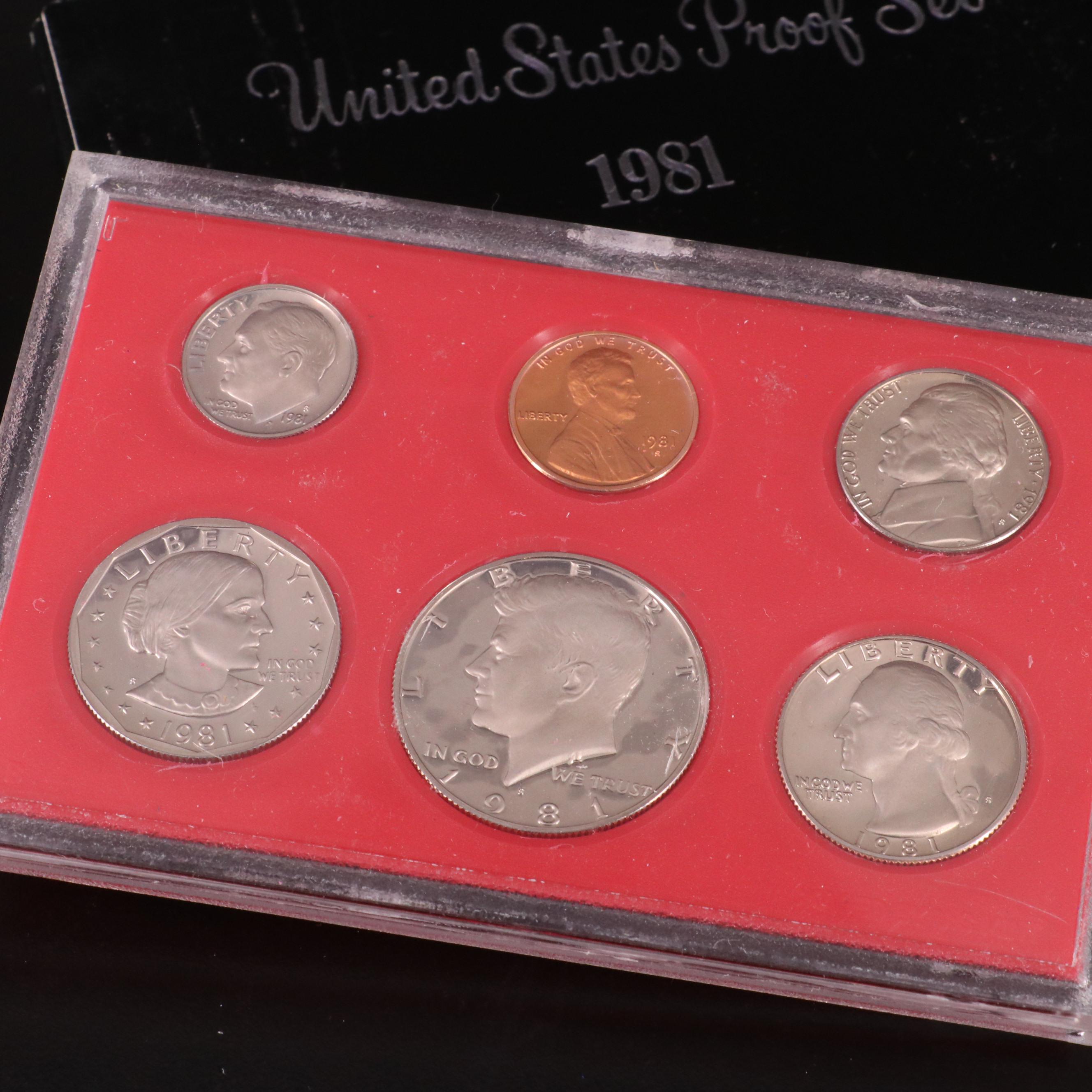 Nineteen U.S. Mint Proof Sets