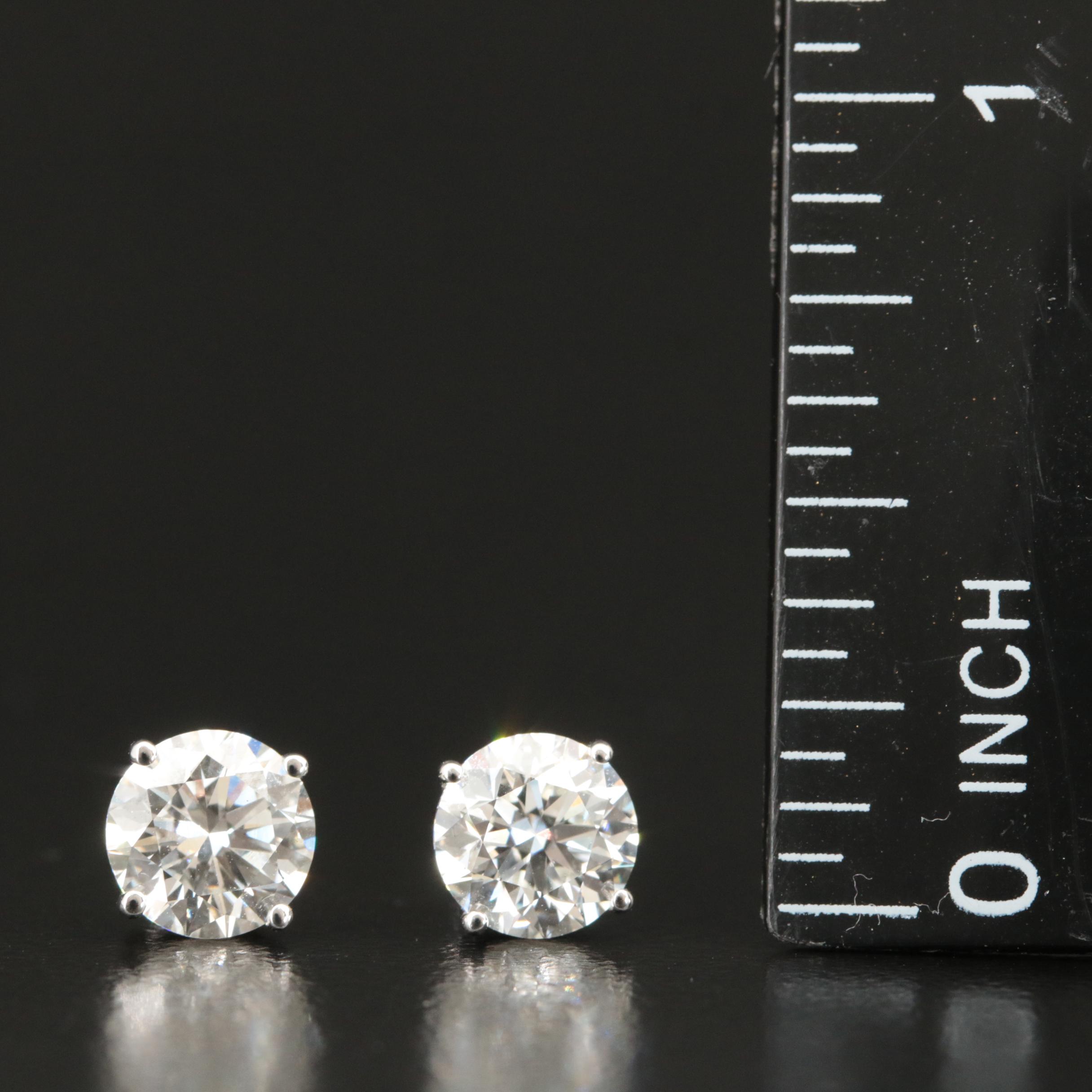 14K 2.04 CTW Lab Grown Diamond Stud Earrings