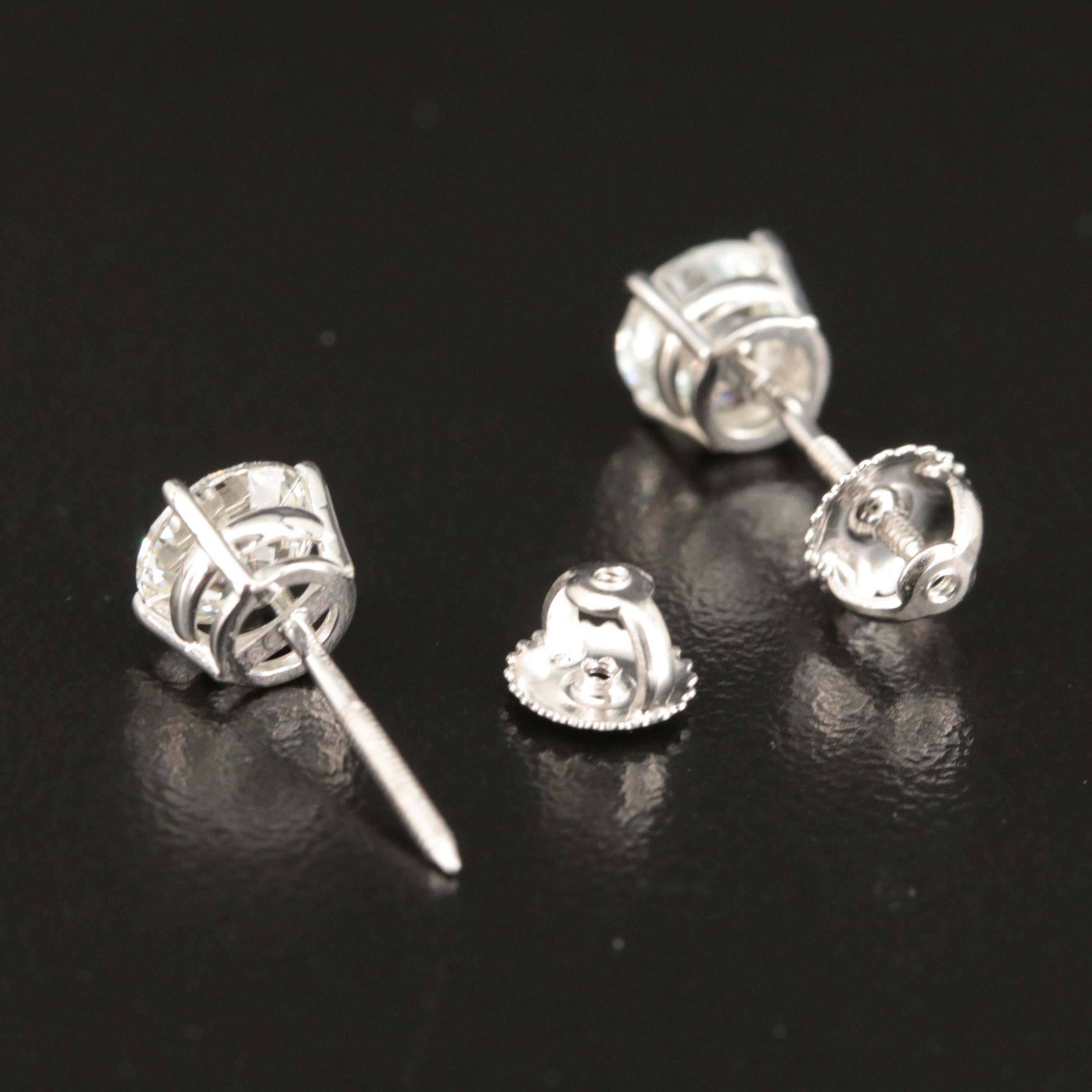 14K 2.04 CTW Lab Grown Diamond Stud Earrings