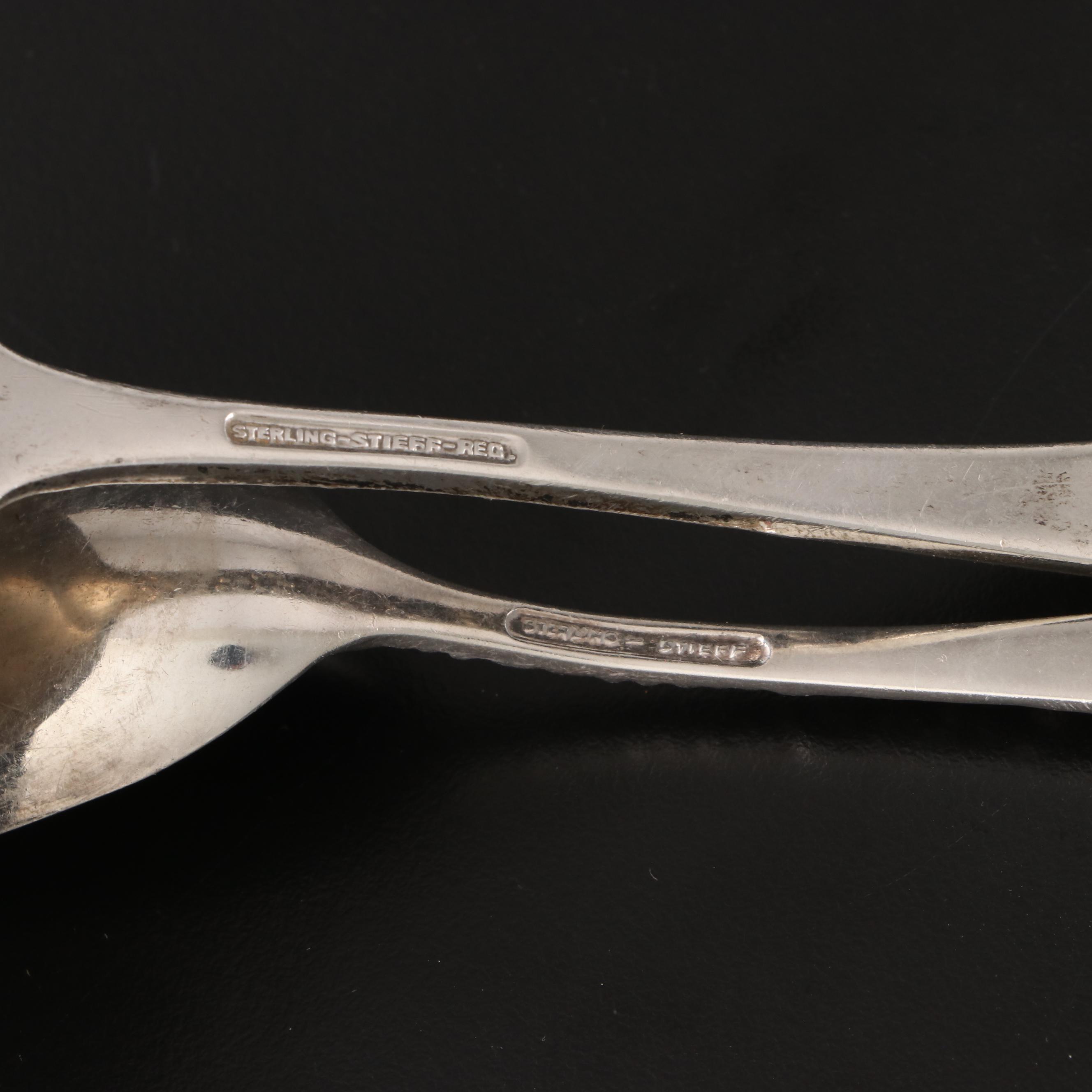 Stieff "Repoussé" Sterling Silver Serving Utensils