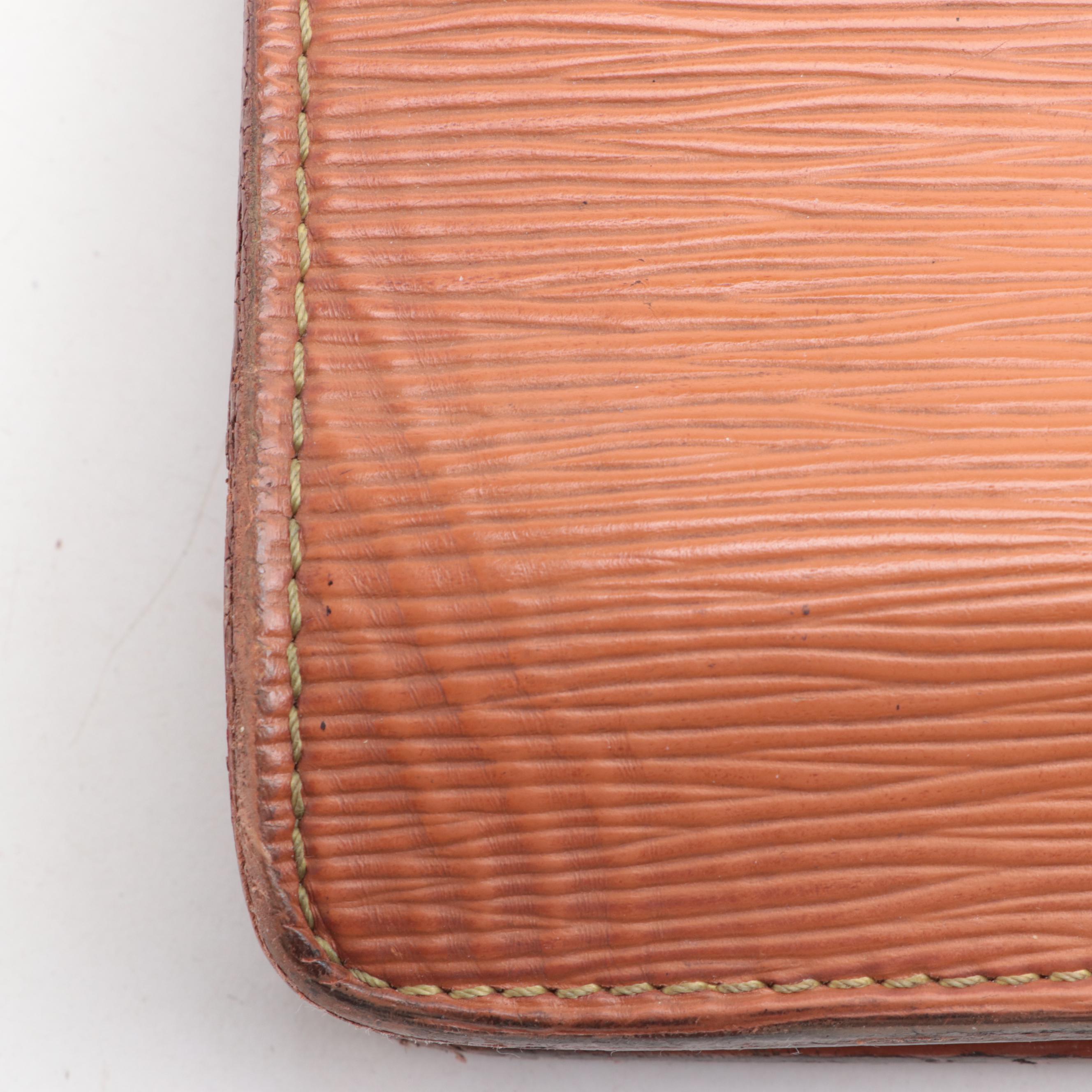 Louis Vuitton Ambassador Two Compartment Briefcase in Cipango Gold Epi Leather