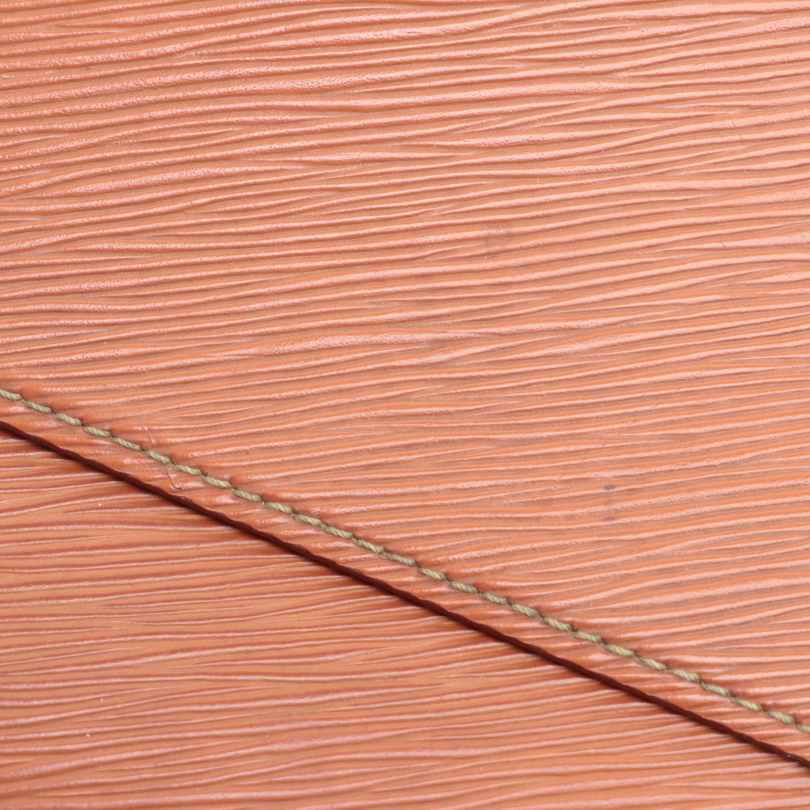 Louis Vuitton Ambassador Two Compartment Briefcase in Cipango Gold Epi Leather