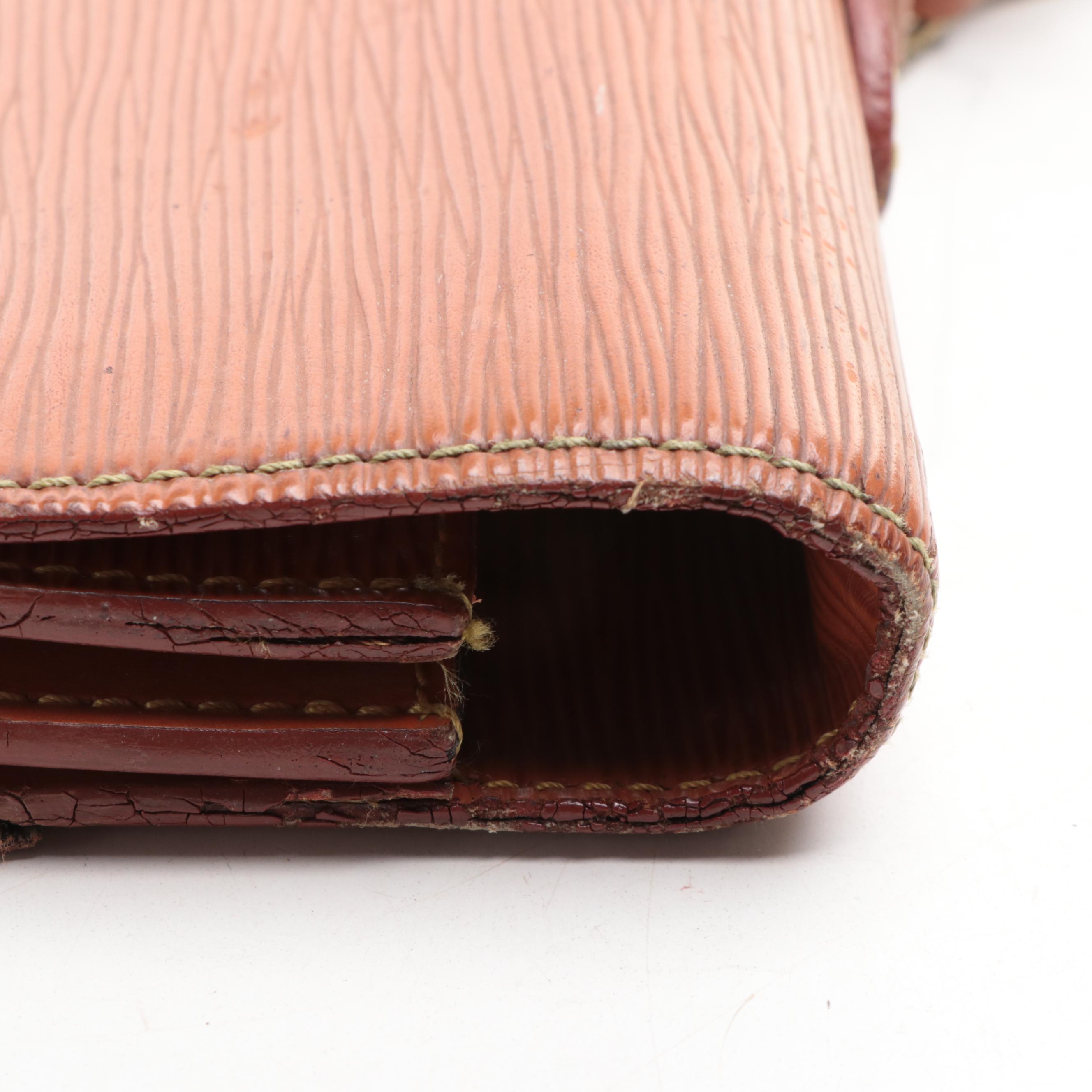 Louis Vuitton Ambassador Two Compartment Briefcase in Cipango Gold Epi Leather