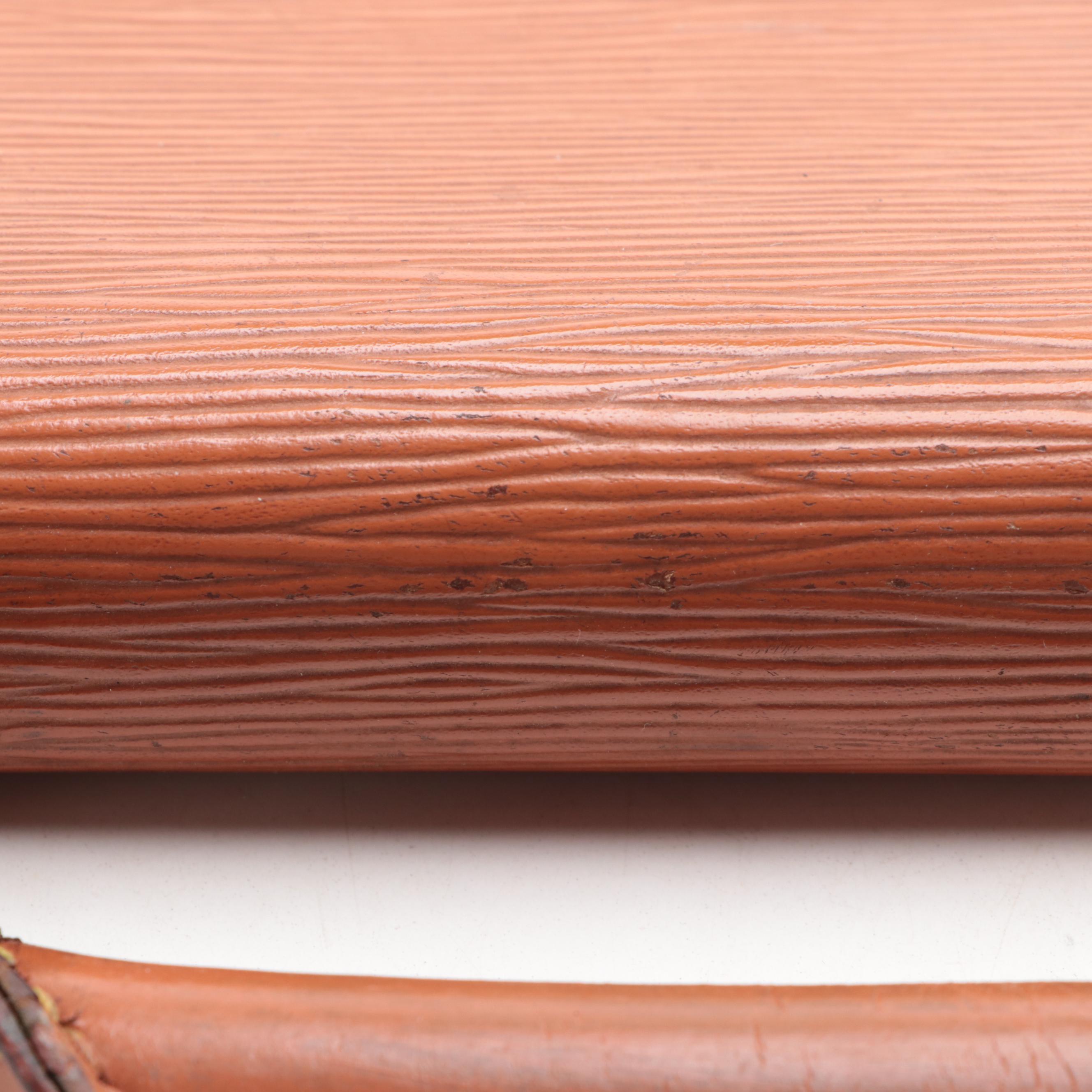 Louis Vuitton Ambassador Two Compartment Briefcase in Cipango Gold Epi Leather