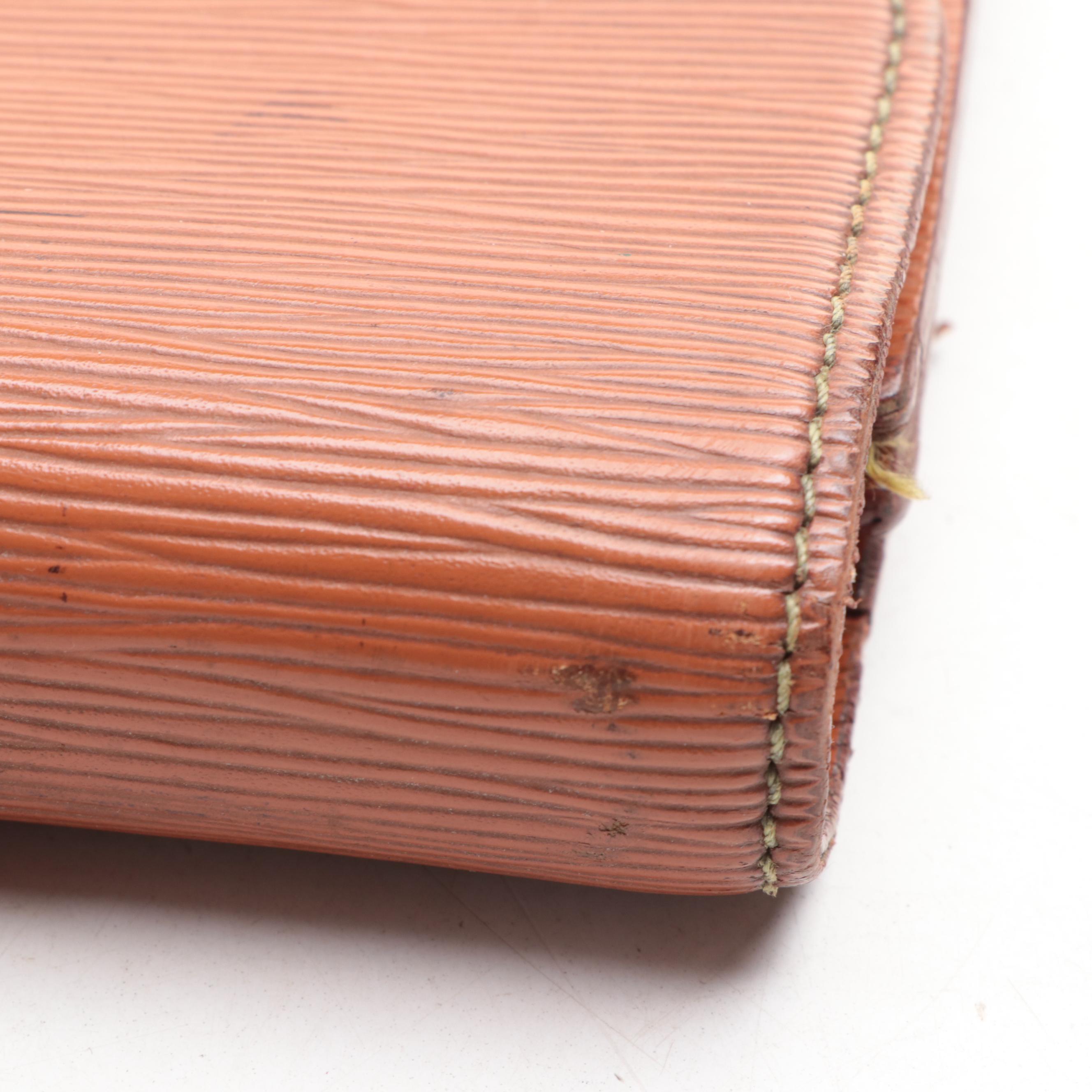 Louis Vuitton Ambassador Two Compartment Briefcase in Cipango Gold Epi Leather