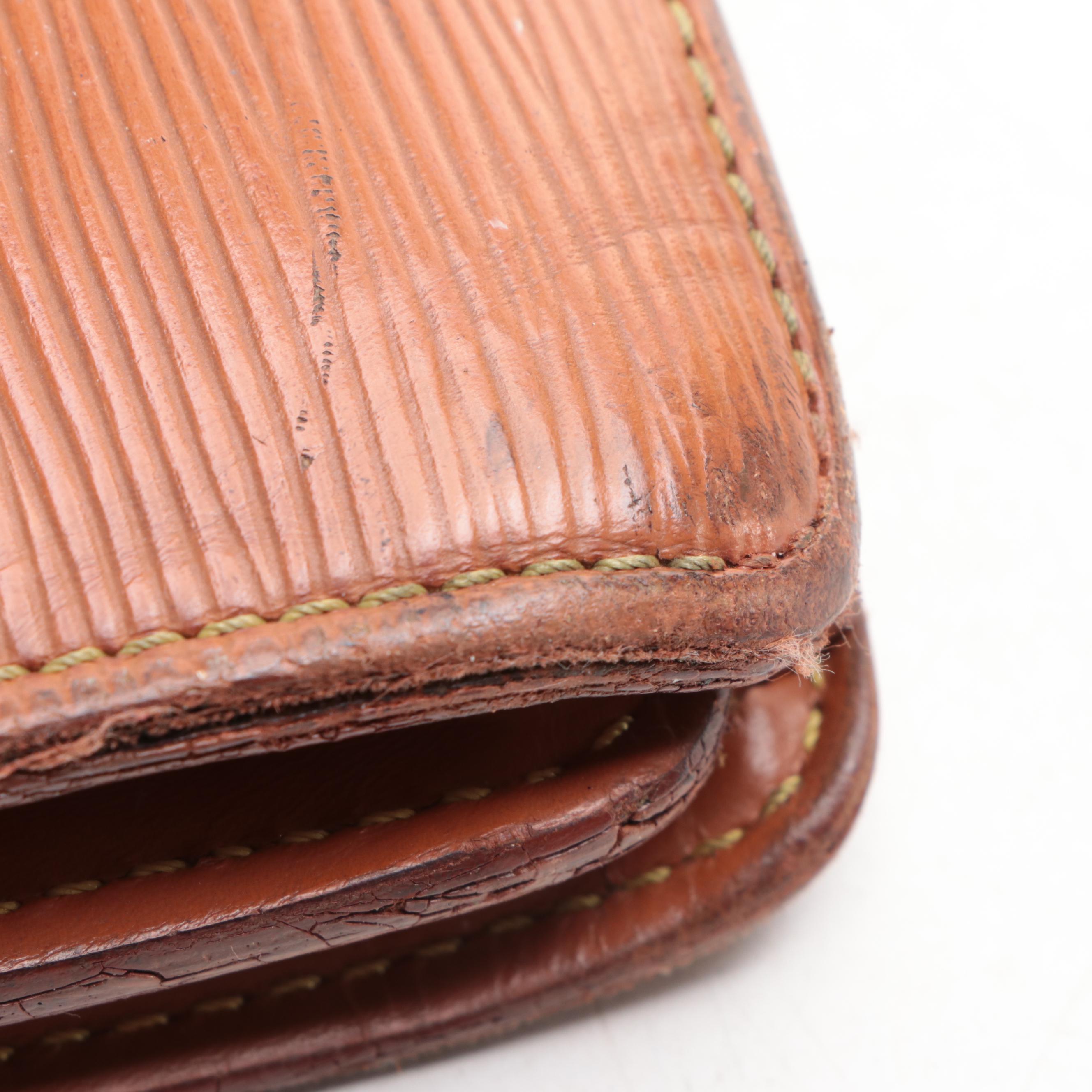 Louis Vuitton Ambassador Two Compartment Briefcase in Cipango Gold Epi Leather