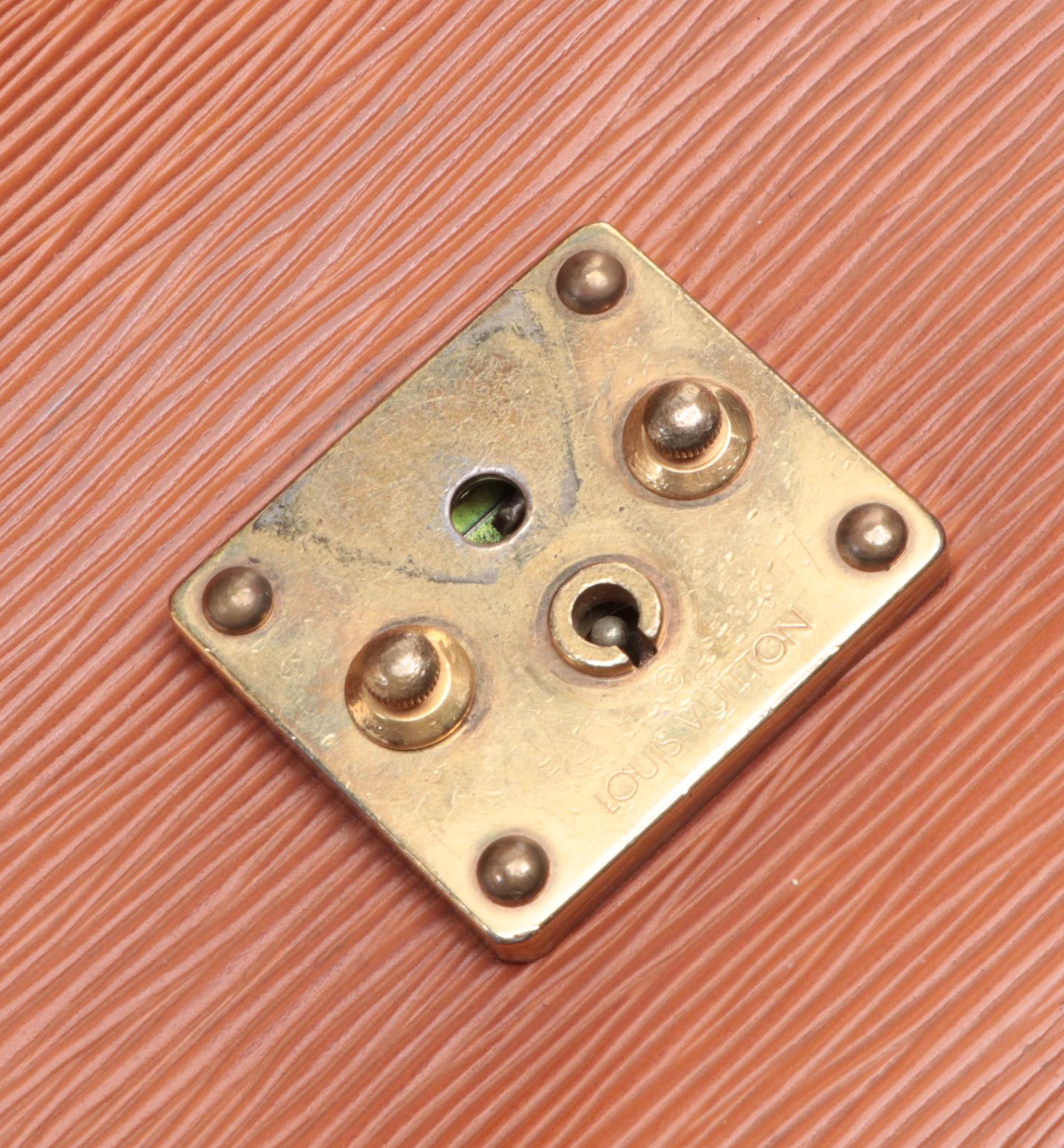 Louis Vuitton Ambassador Two Compartment Briefcase in Cipango Gold Epi Leather