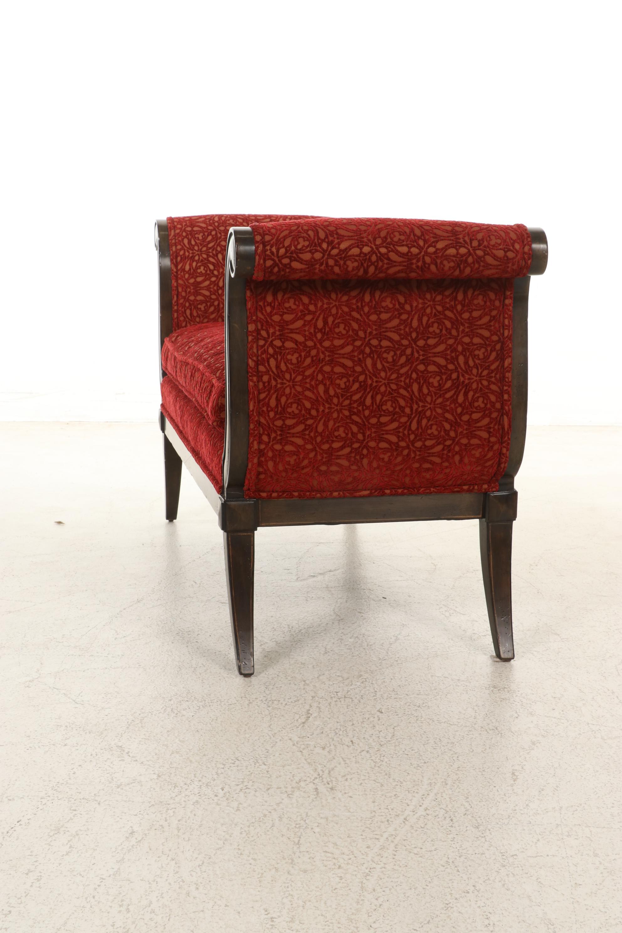 Pair of Baker Furniture Custom-Upholstered Benches