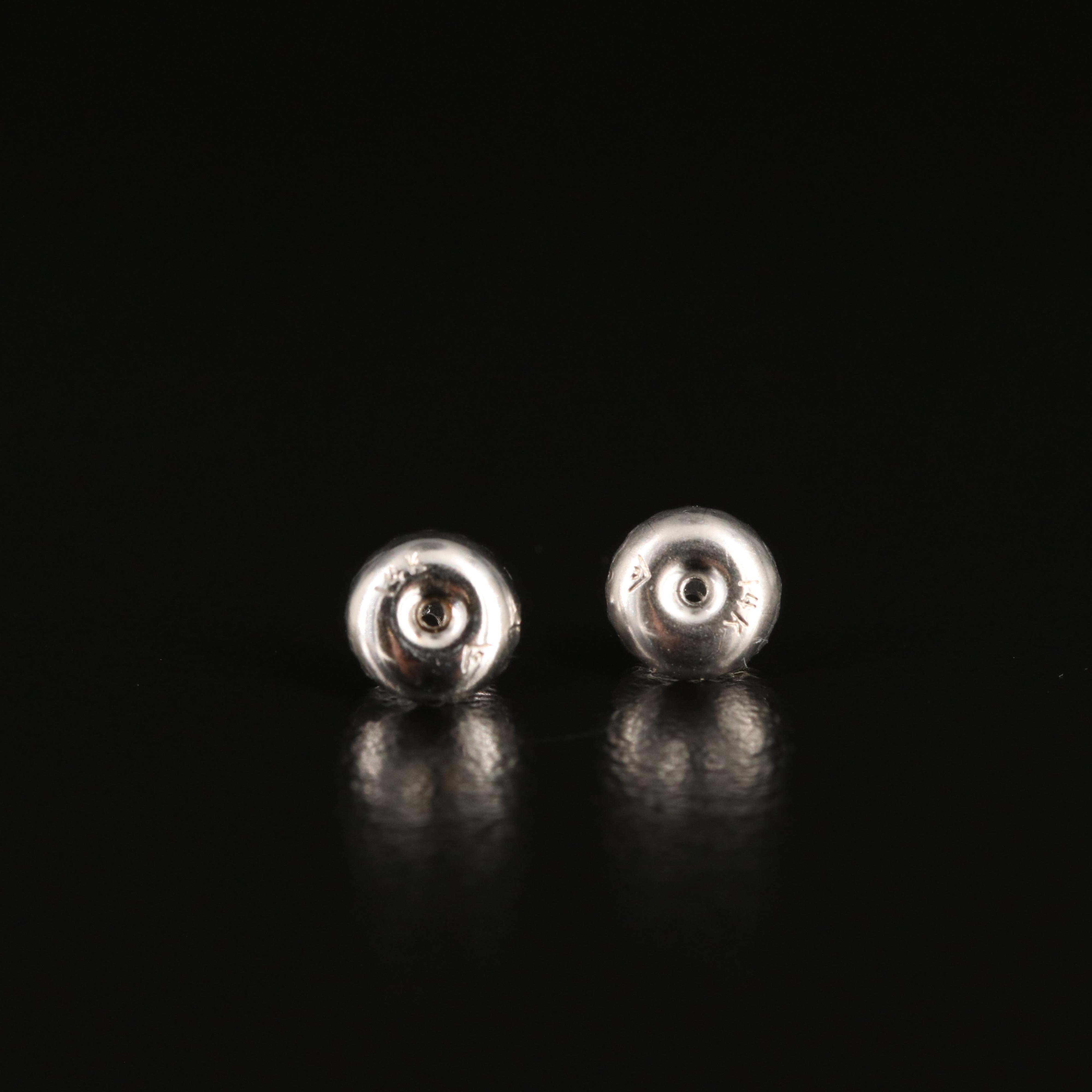 14K 1.25 CTW Lab Grown Diamond Stud Earrings