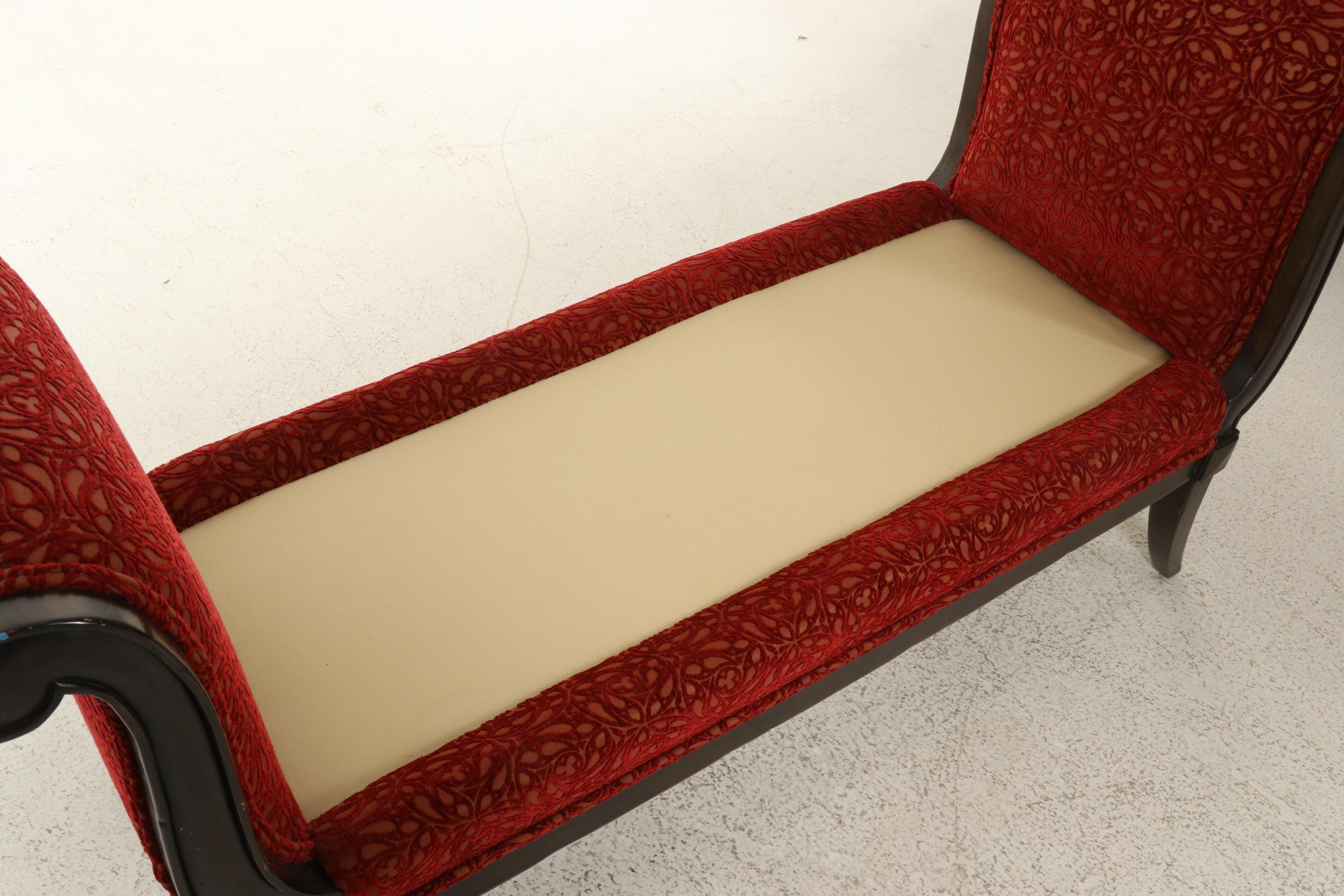 Pair of Baker Furniture Custom-Upholstered Benches