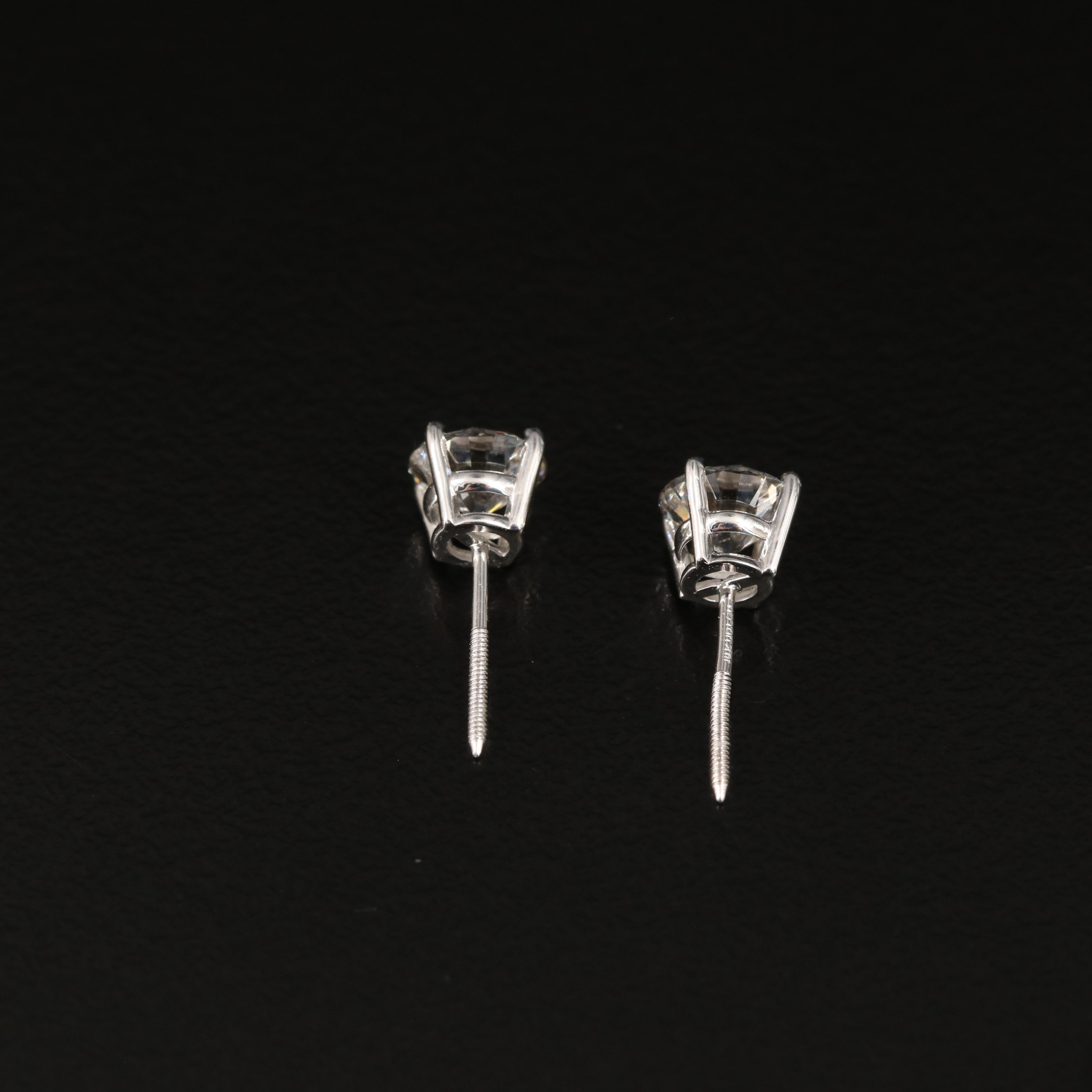 14K 1.25 CTW Lab Grown Diamond Stud Earrings