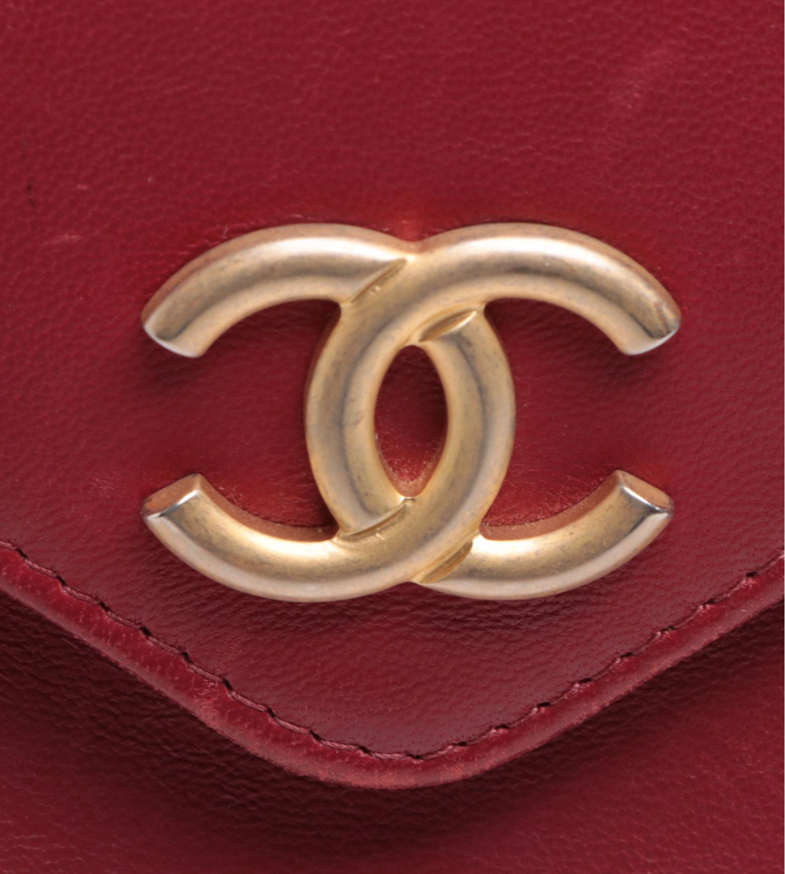 Chanel Envelope Clutch in Bicolor Lambskin Leather