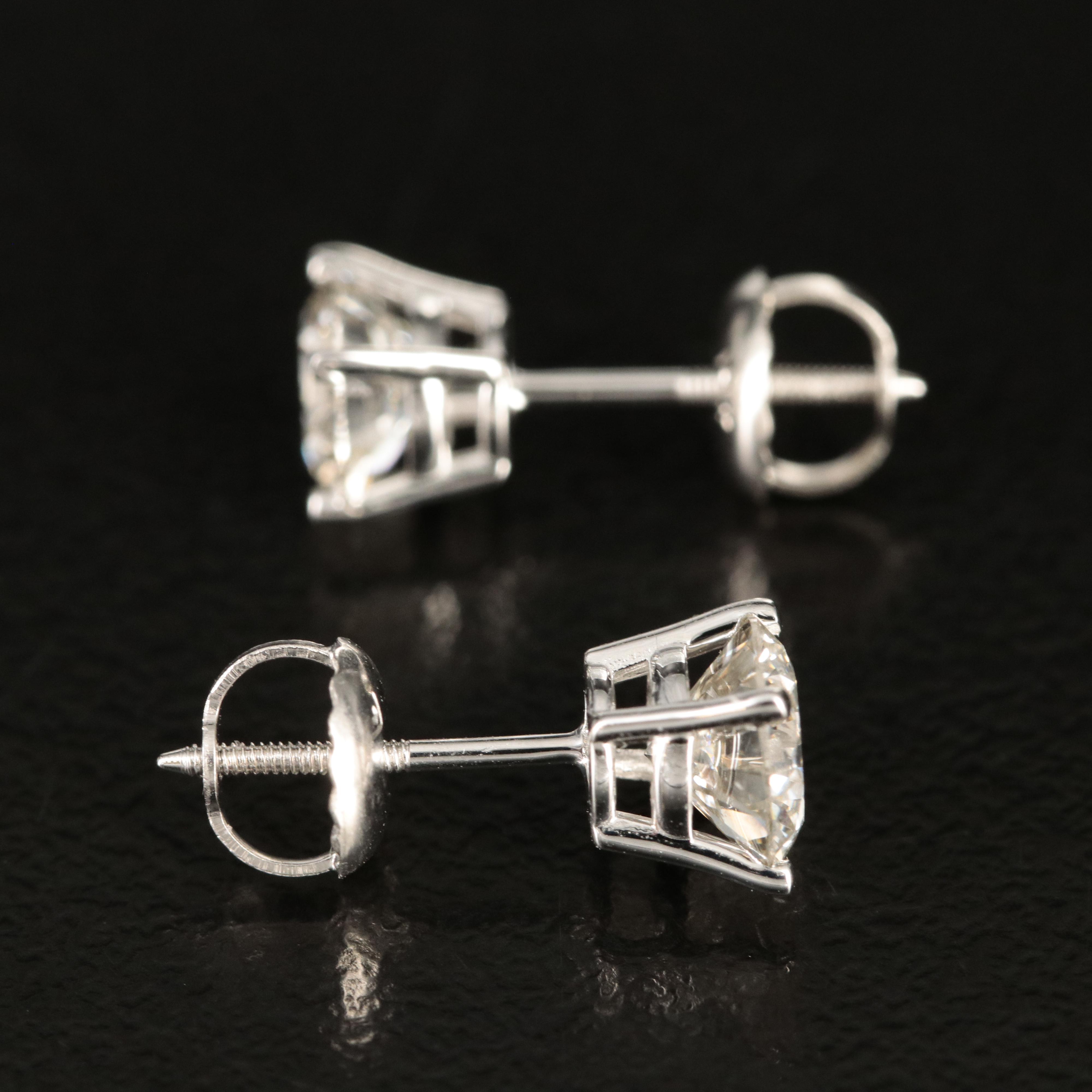 14K 1.41 CTW Lab Grown Diamond Stud Earrings
