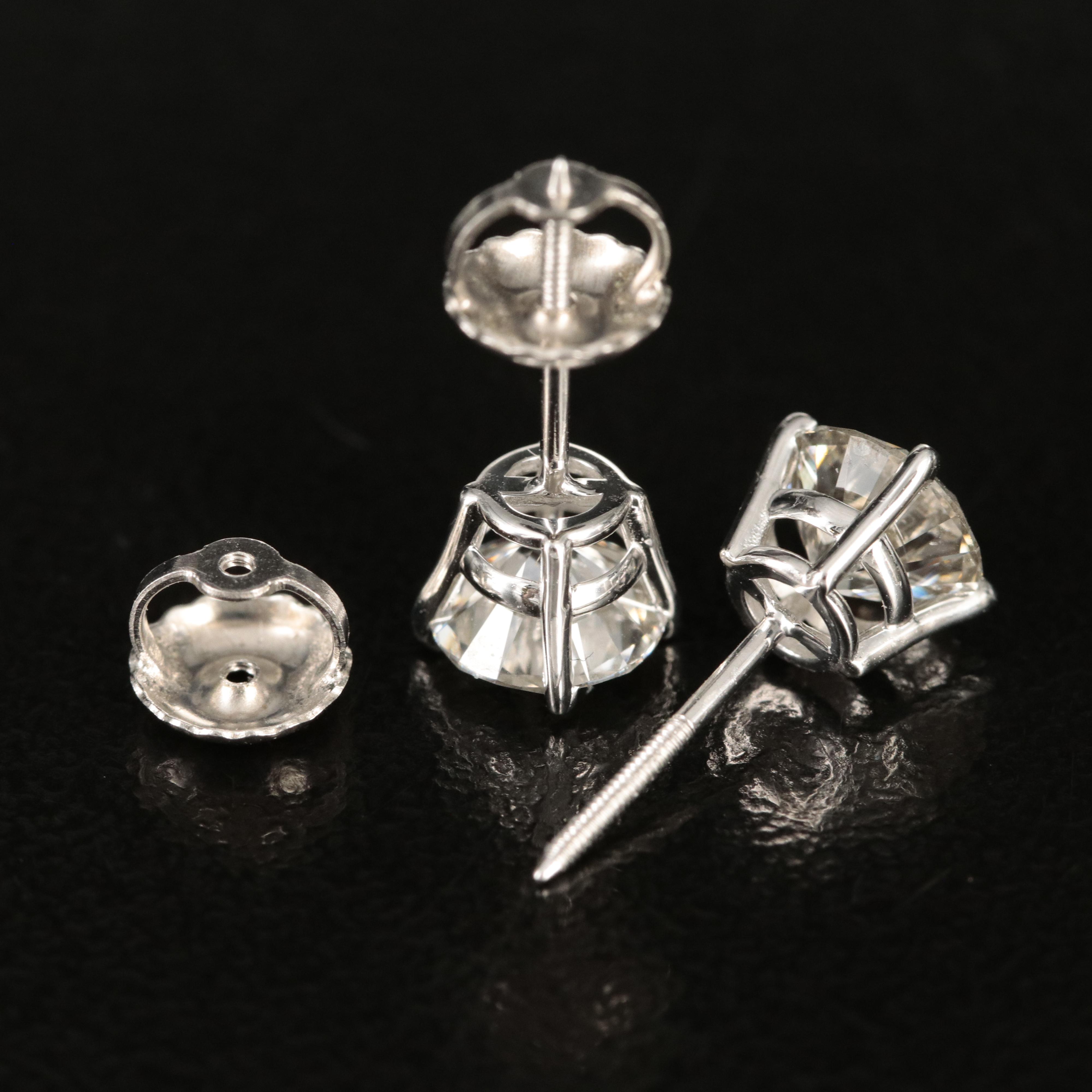 14K 1.41 CTW Lab Grown Diamond Stud Earrings